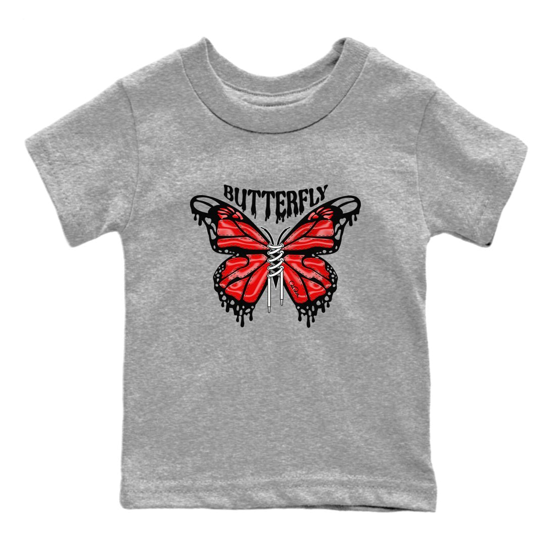 Butterfly Kids Tops - Air Jordan 6 Toro Bravo