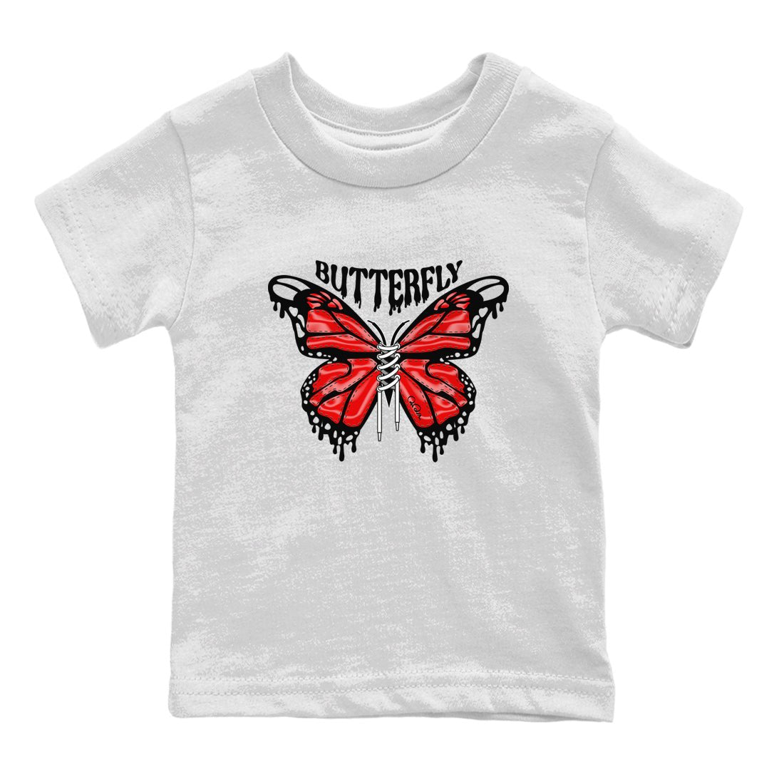 Butterfly Kids Tops - Air Jordan 6 Toro Bravo