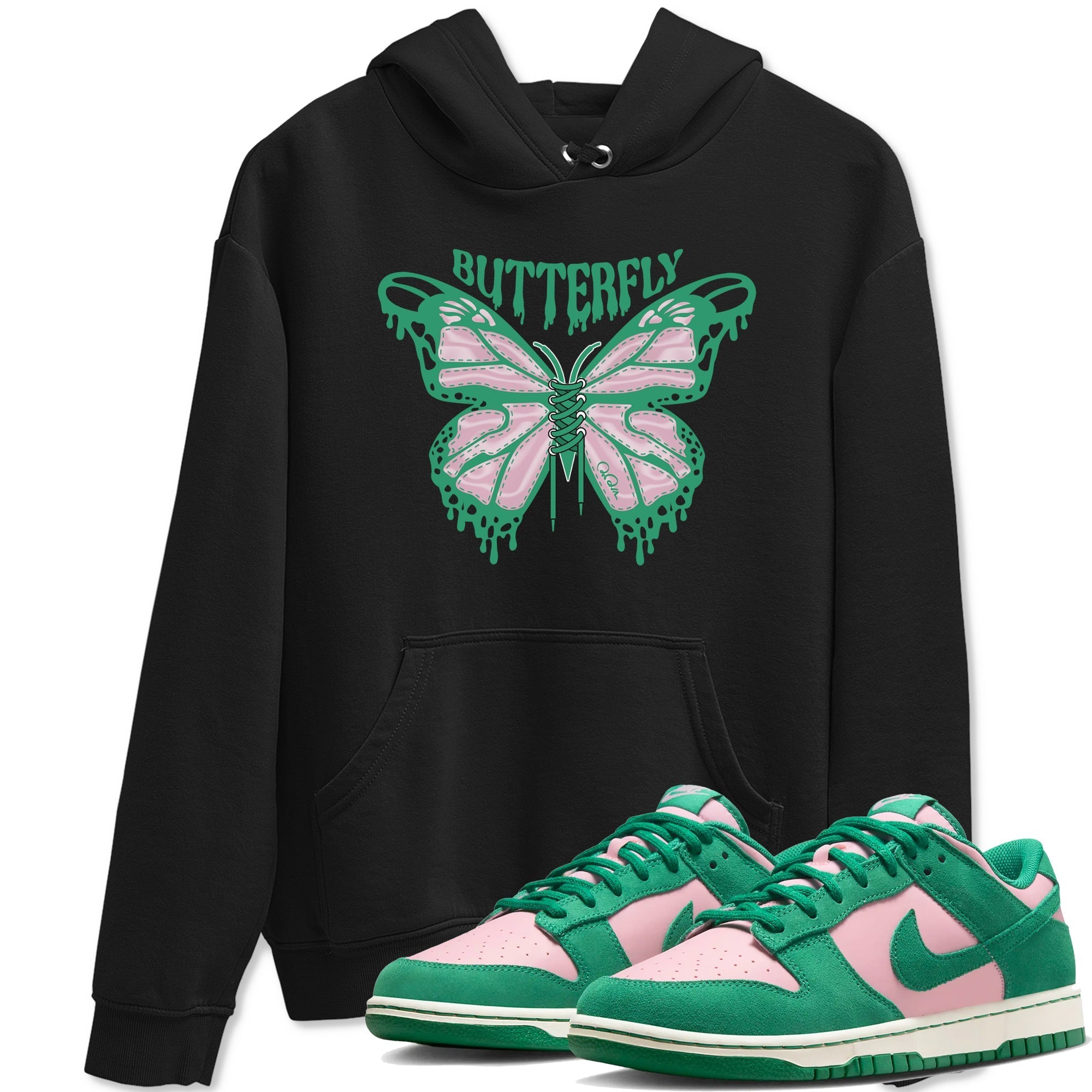 Butterfly snkmatch Tees - Dunk Medium Soft Pink Malachite