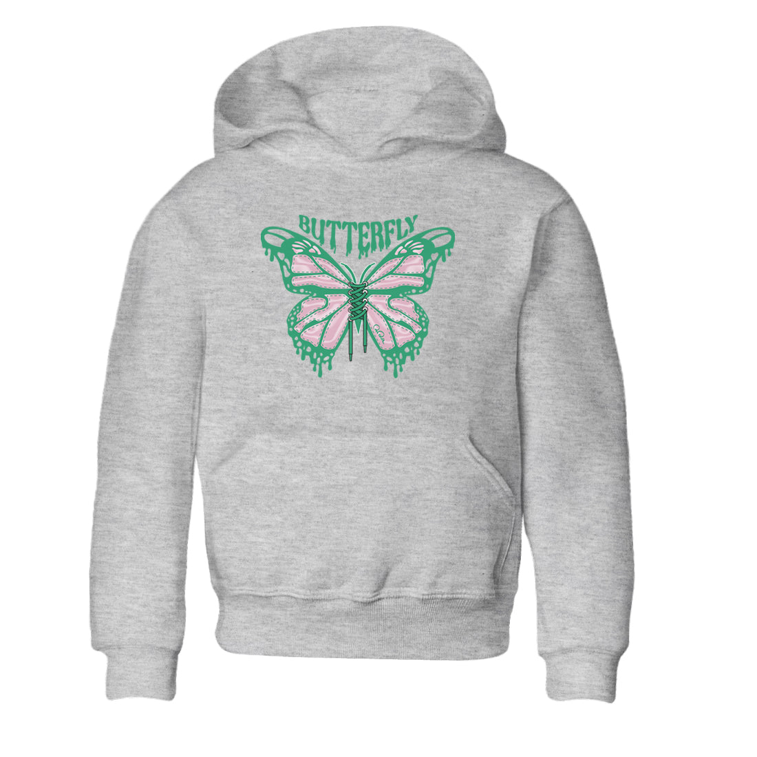 Butterfly snkmatch Tees Kids - Dunk Medium Soft Pink Malachite