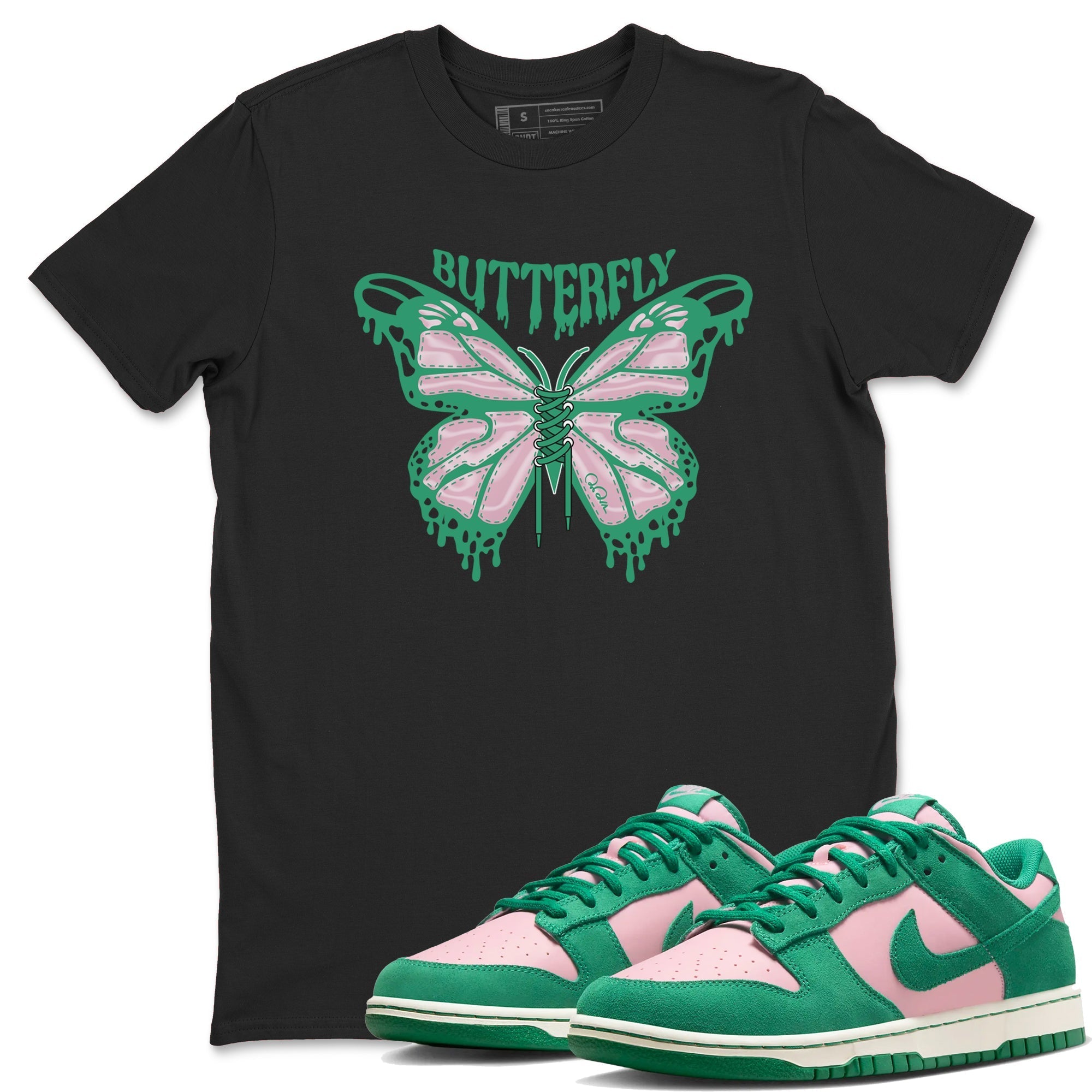 Butterfly snkmatch Tees - Dunk Medium Soft Pink Malachite
