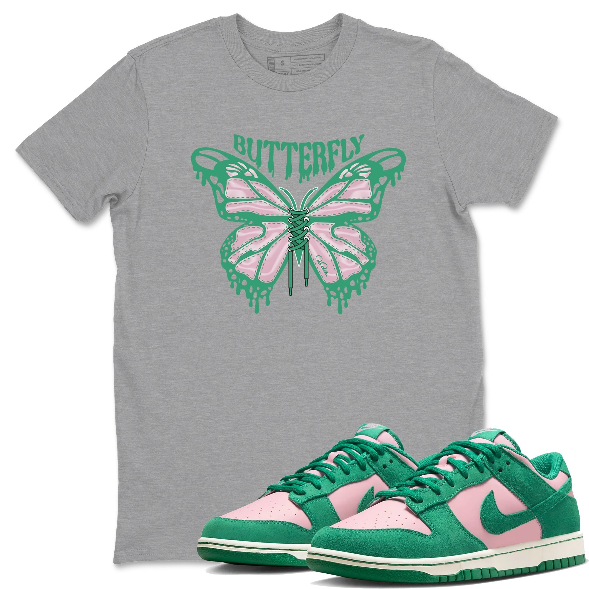 Butterfly snkmatch Tees - Dunk Medium Soft Pink Malachite