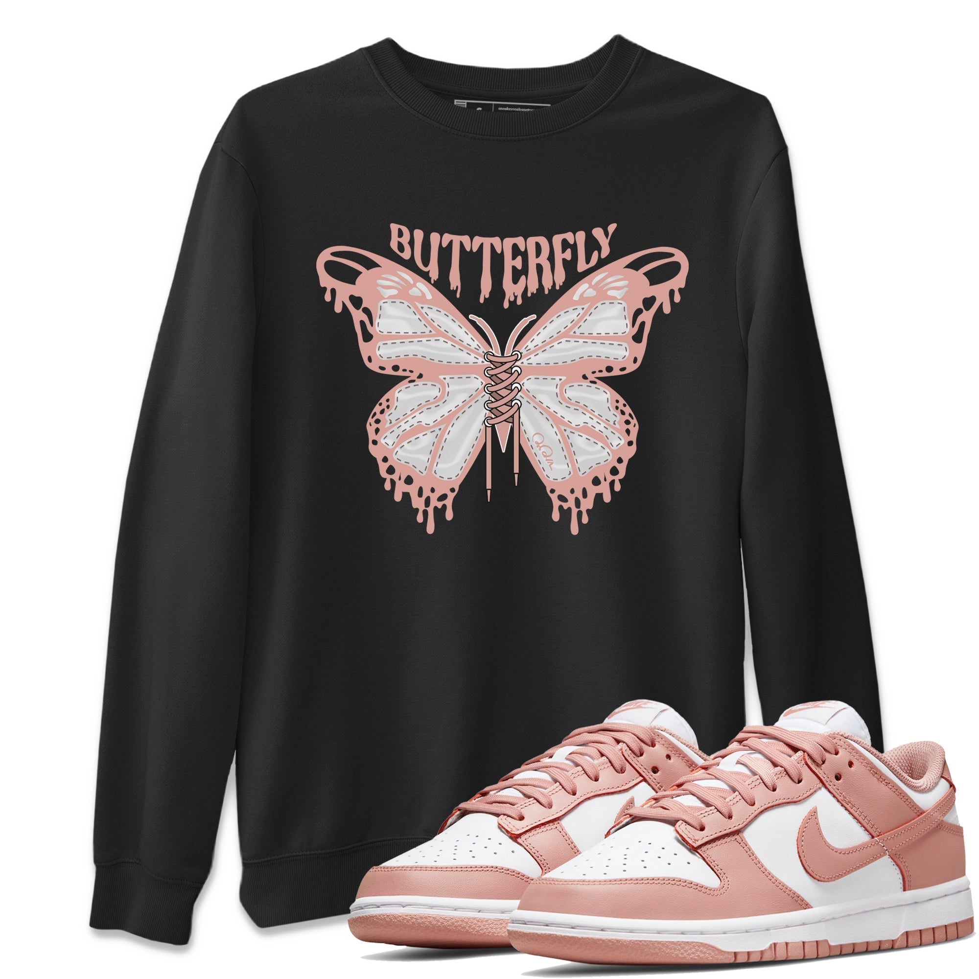 Butterfly snkmatch Tee - Dunk Rose Whisper