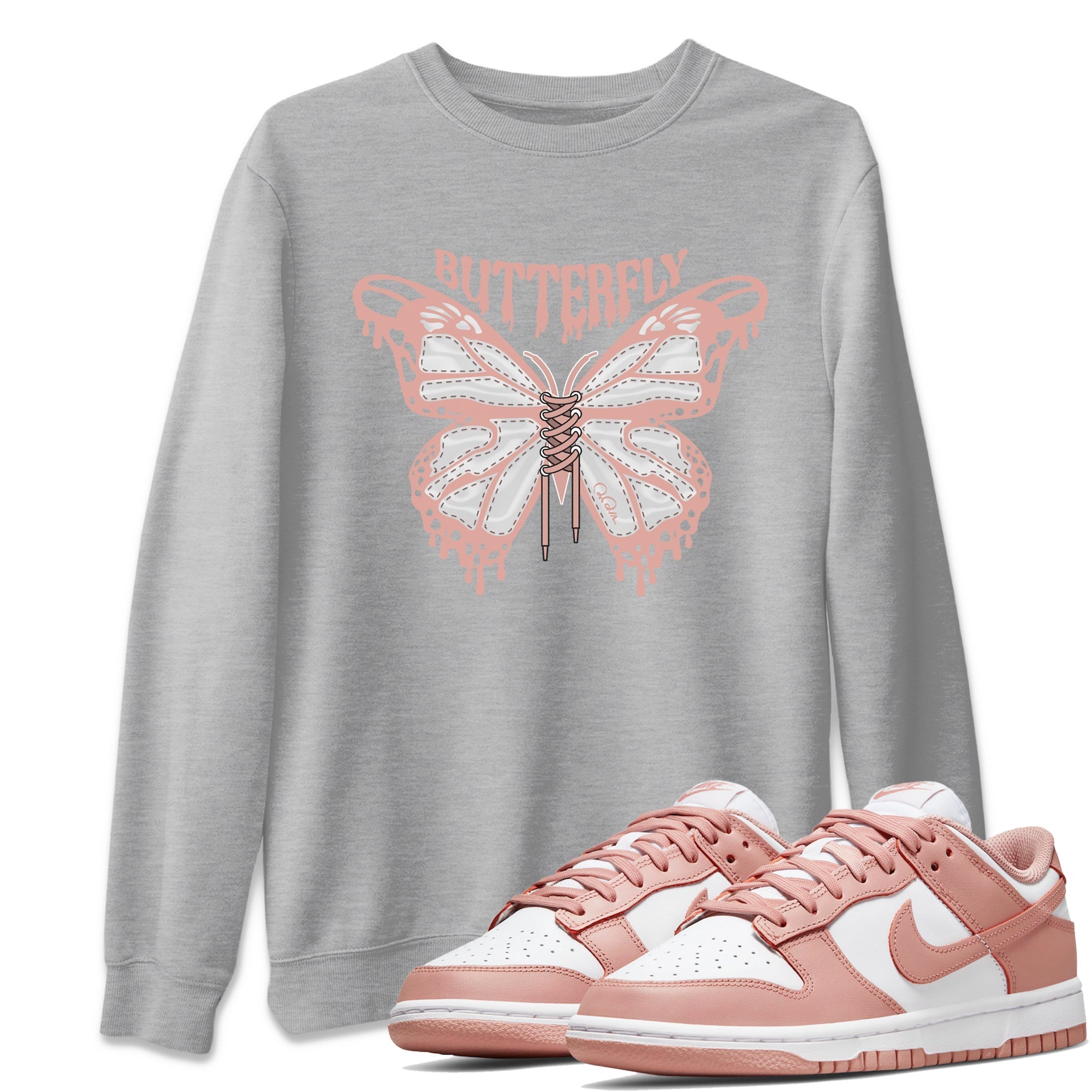 Butterfly snkmatch Tee - Dunk Rose Whisper
