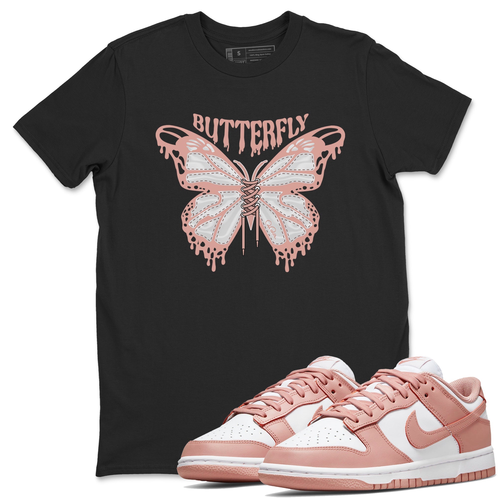 Butterfly snkmatch Tee - Dunk Rose Whisper