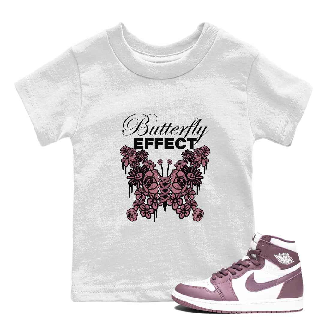 Butterfly Effect snkmatch Tee Kids - Air Jordan 1 Mauve