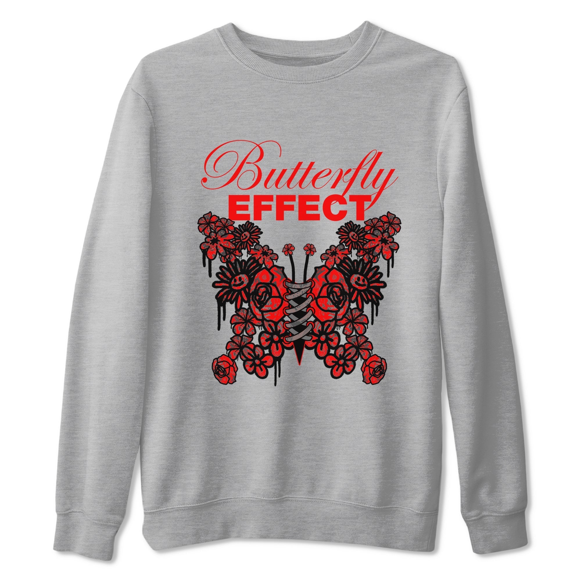 Butterfly Effect snkmatch Tee - Air Jordan 4 Bred Reimagined