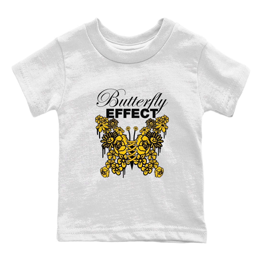 Butterfly Effect snkmatch Tee Kids - Air Jordan 6 Yellow Ochre