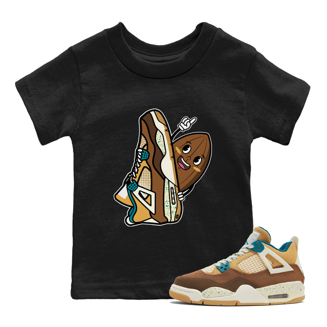 Cacao Friend snkmatch Tee Kids - Air Jordan 4 Cacao Wow