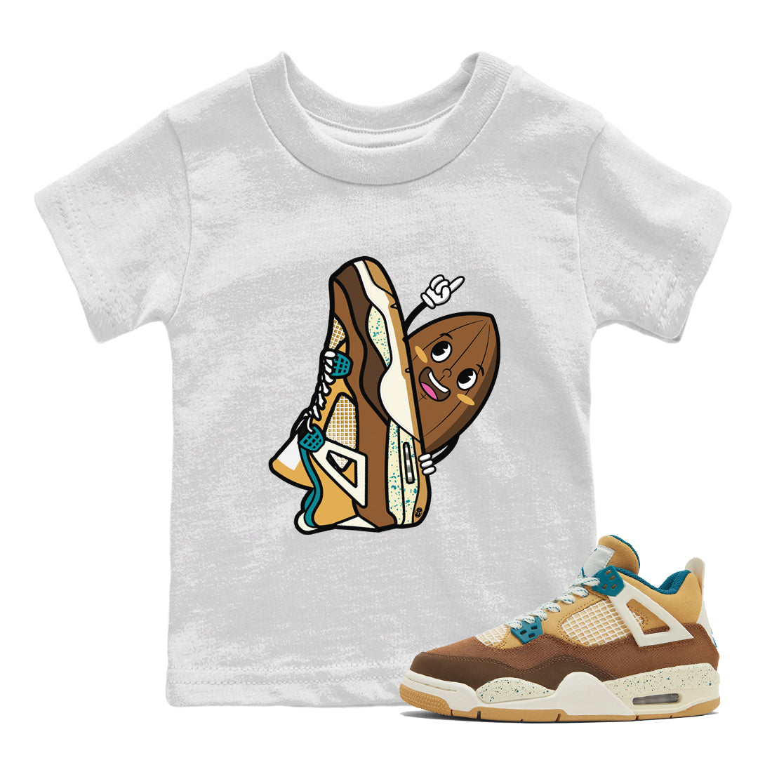 Cacao Friend snkmatch Tee Kids - Air Jordan 4 Cacao Wow