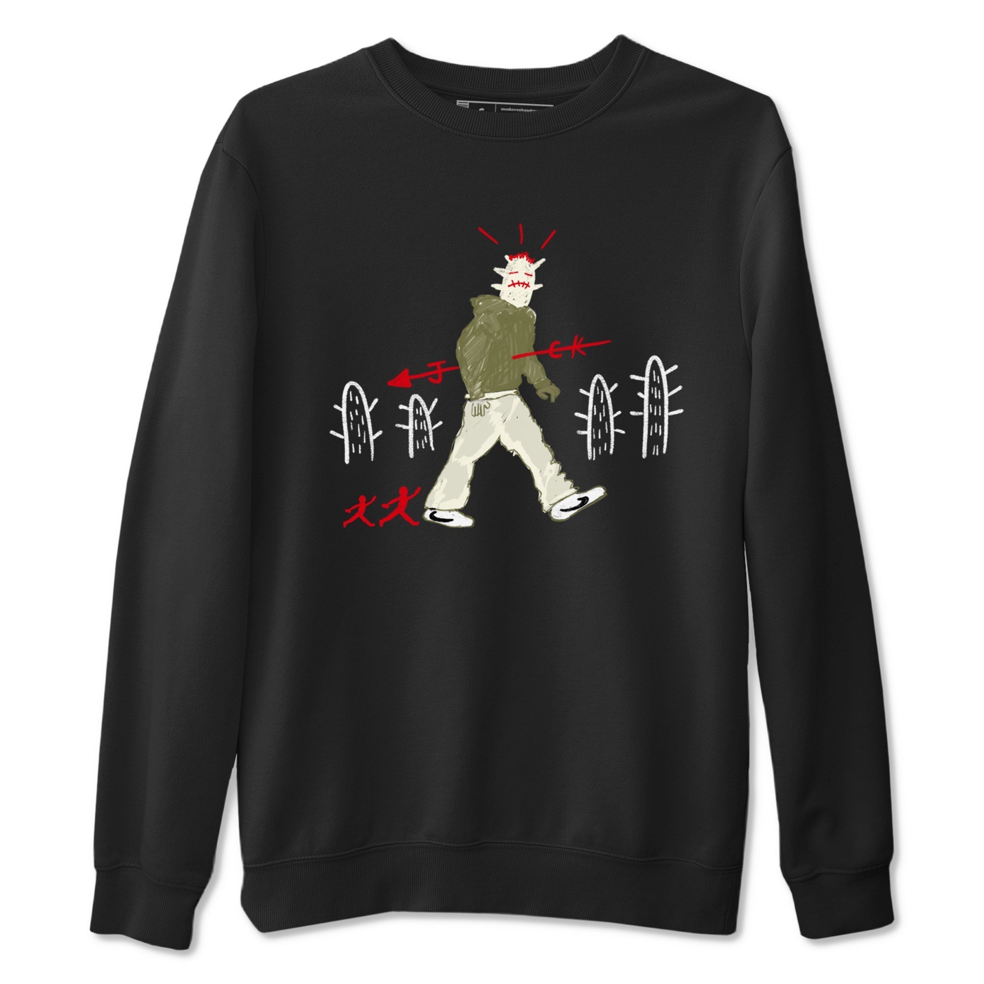 Cactus Man snkmatch Tees - Air Jordan 1 Travis Scott Medium Olive