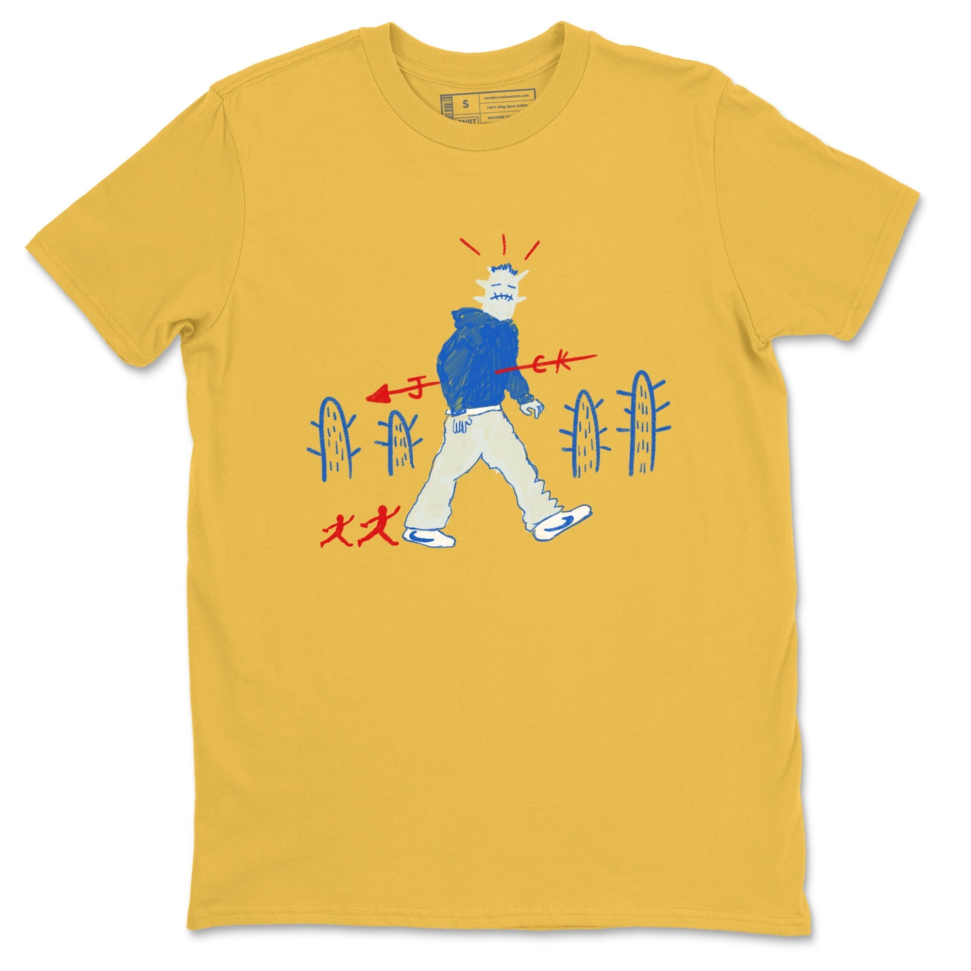 Cactus Man snkmatch Tees - Air Jordan 1 Travis Scott Canary