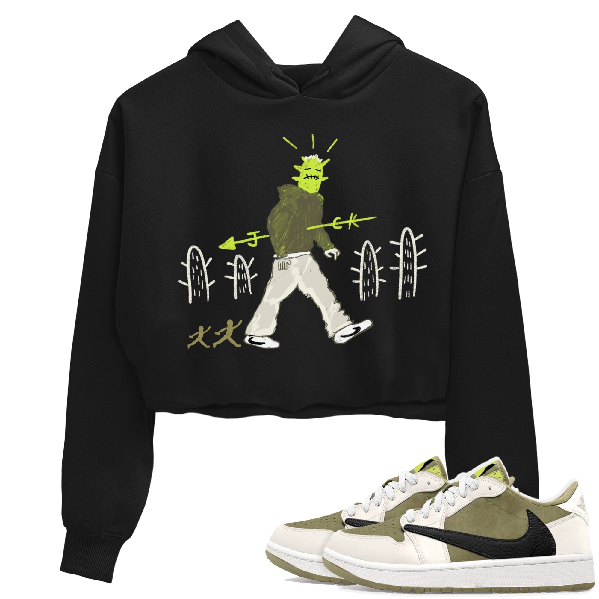 Cactus Man snkmatch Women's Top - Air Jordan 1 Travis Scott Golf
