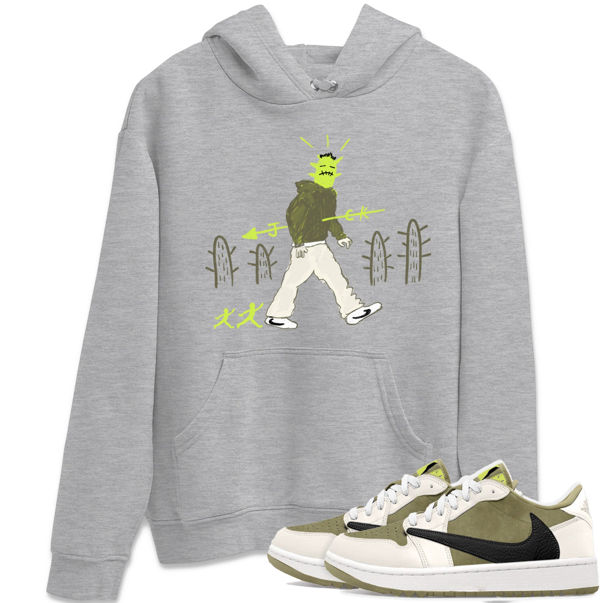 Cactus Man snkmatch Tees - Air Jordan 1 Travis Scott Golf