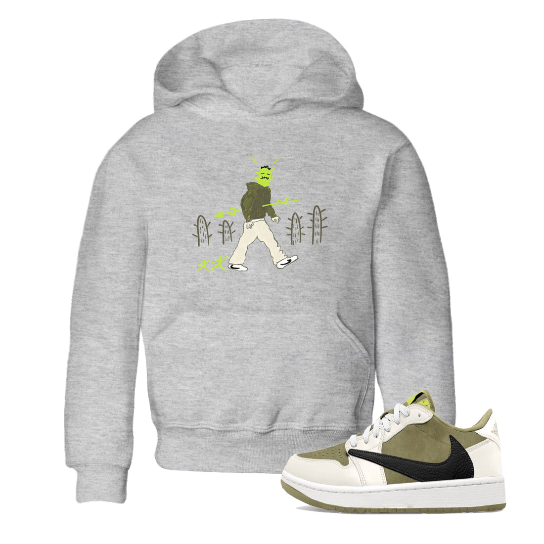 Cactus Man snkmatch Tees Kids - Air Jordan 1 Travis Scott Golf