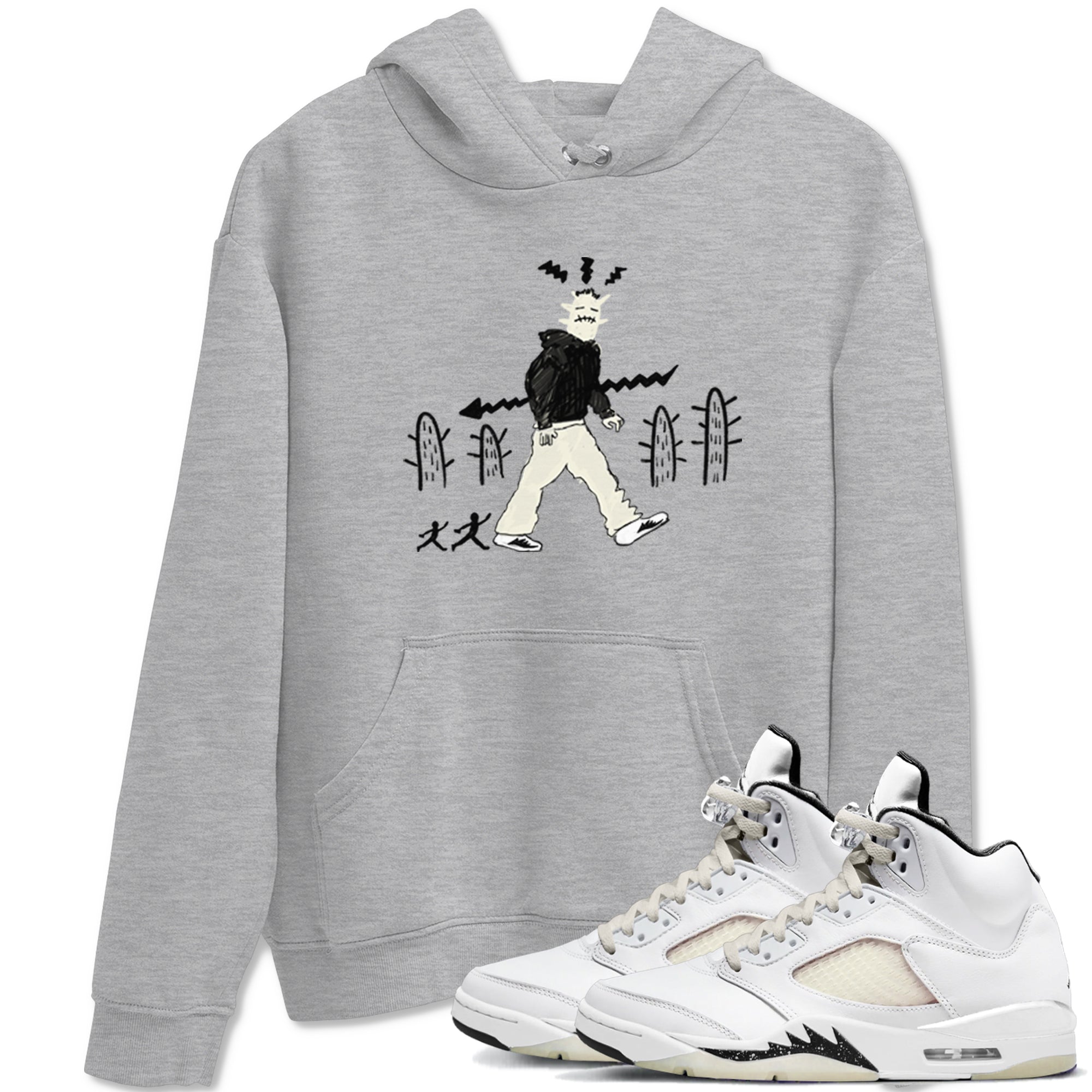 Cactus Man snkmatch Tees - Air Jordan 5 Sail