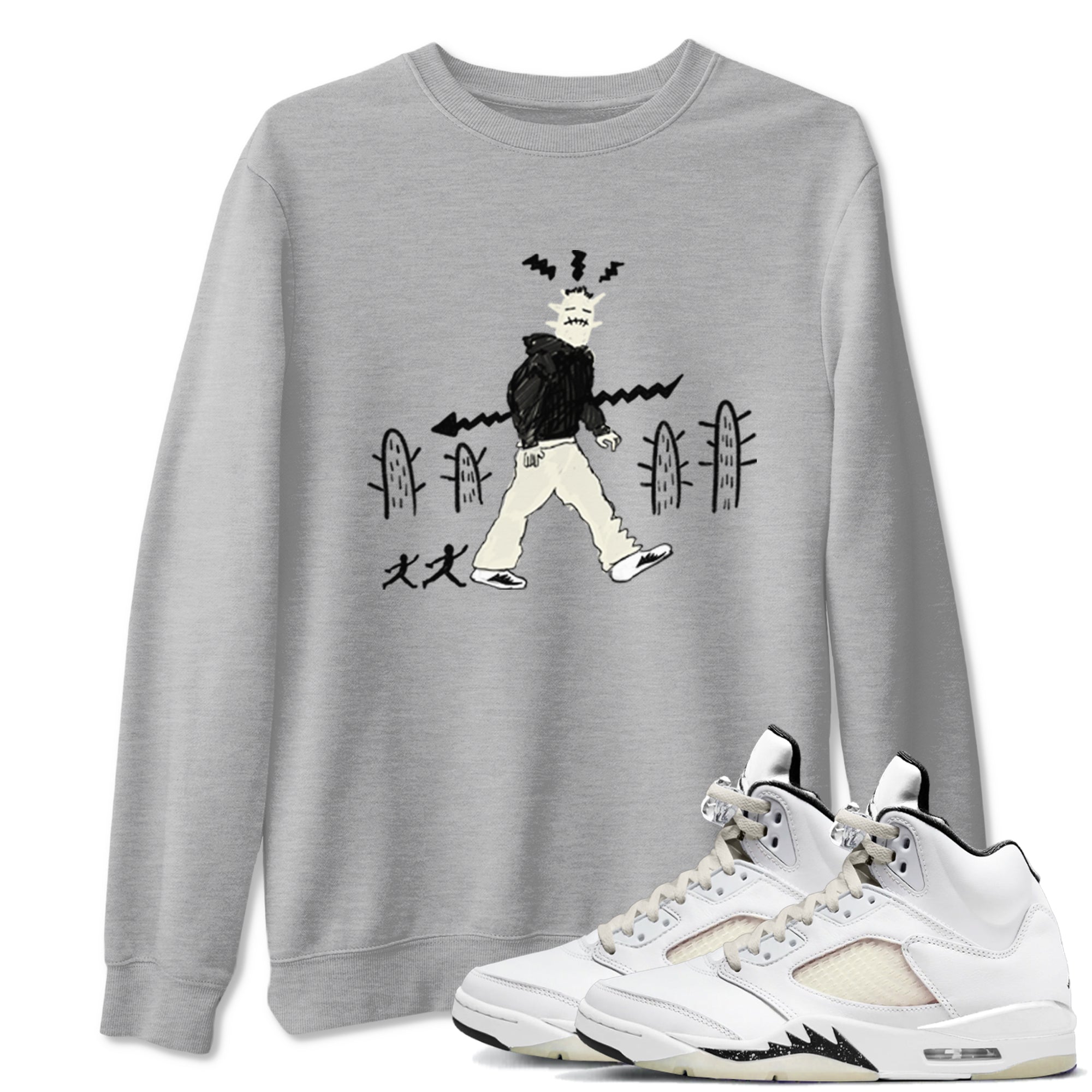 Cactus Man snkmatch Tees - Air Jordan 5 Sail