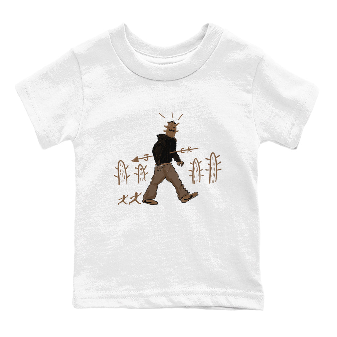 Cactus Man snkmatch Tees Kids - Jordan Jumpman Jack Travis Scott Dark Mocha