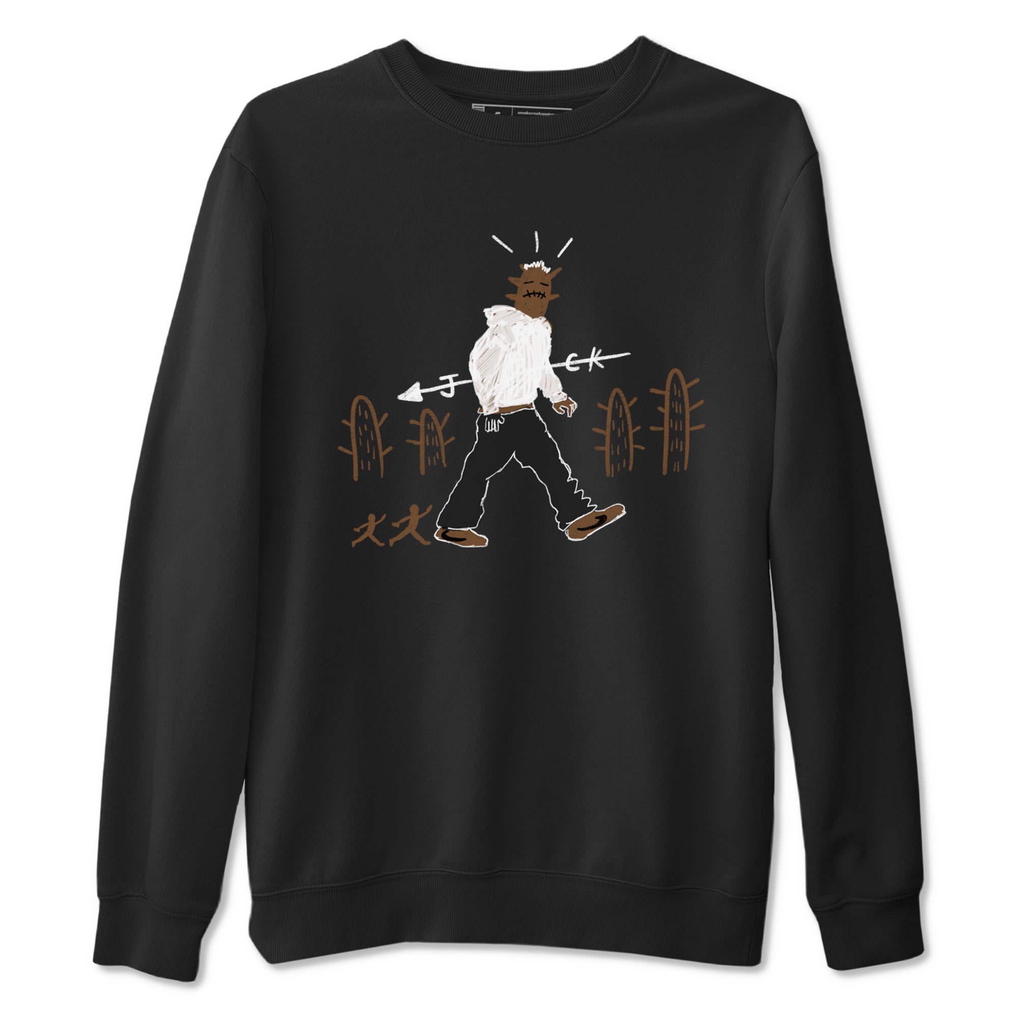 Cactus Man snkmatch Tees - Jordan Jumpman Jack Travis Scott Dark Mocha