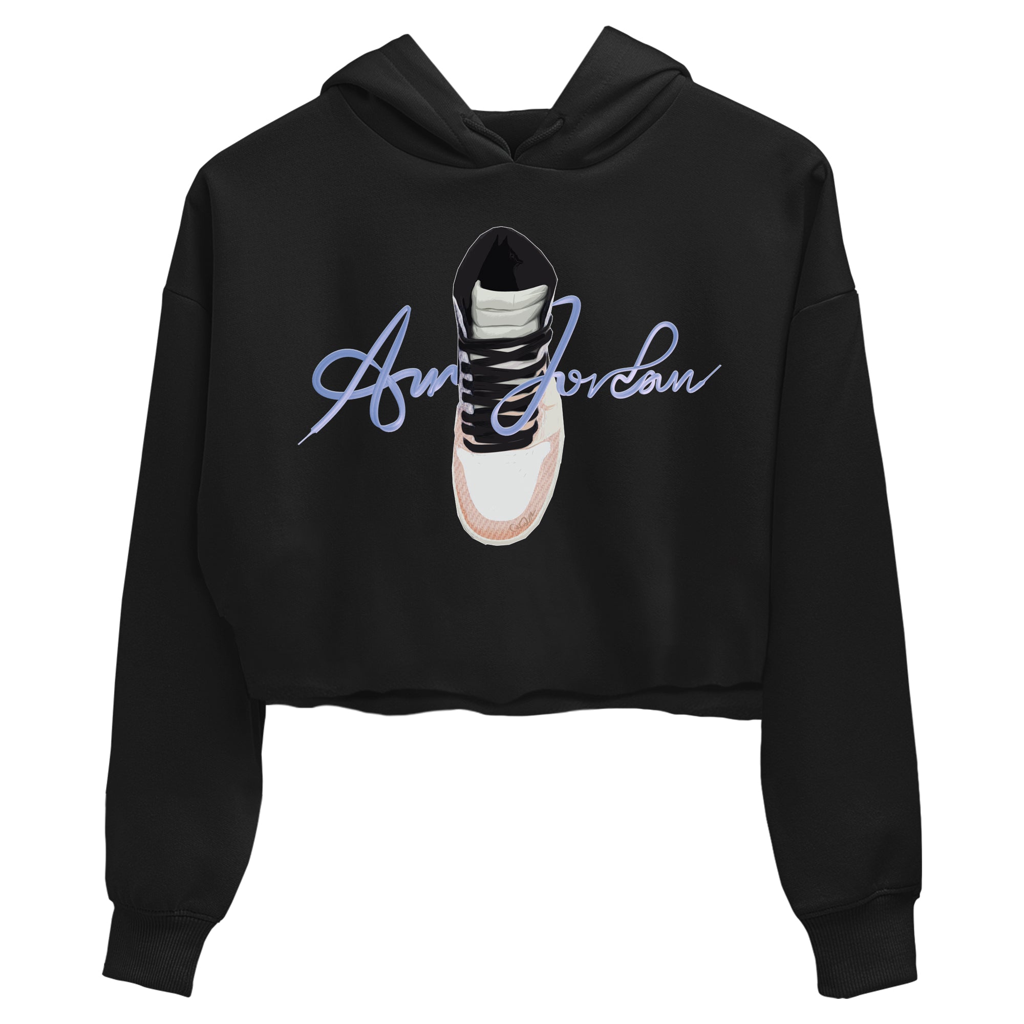 Caligraphy Shoe Lace Women's Tops - Air Jordan 1 Skyline