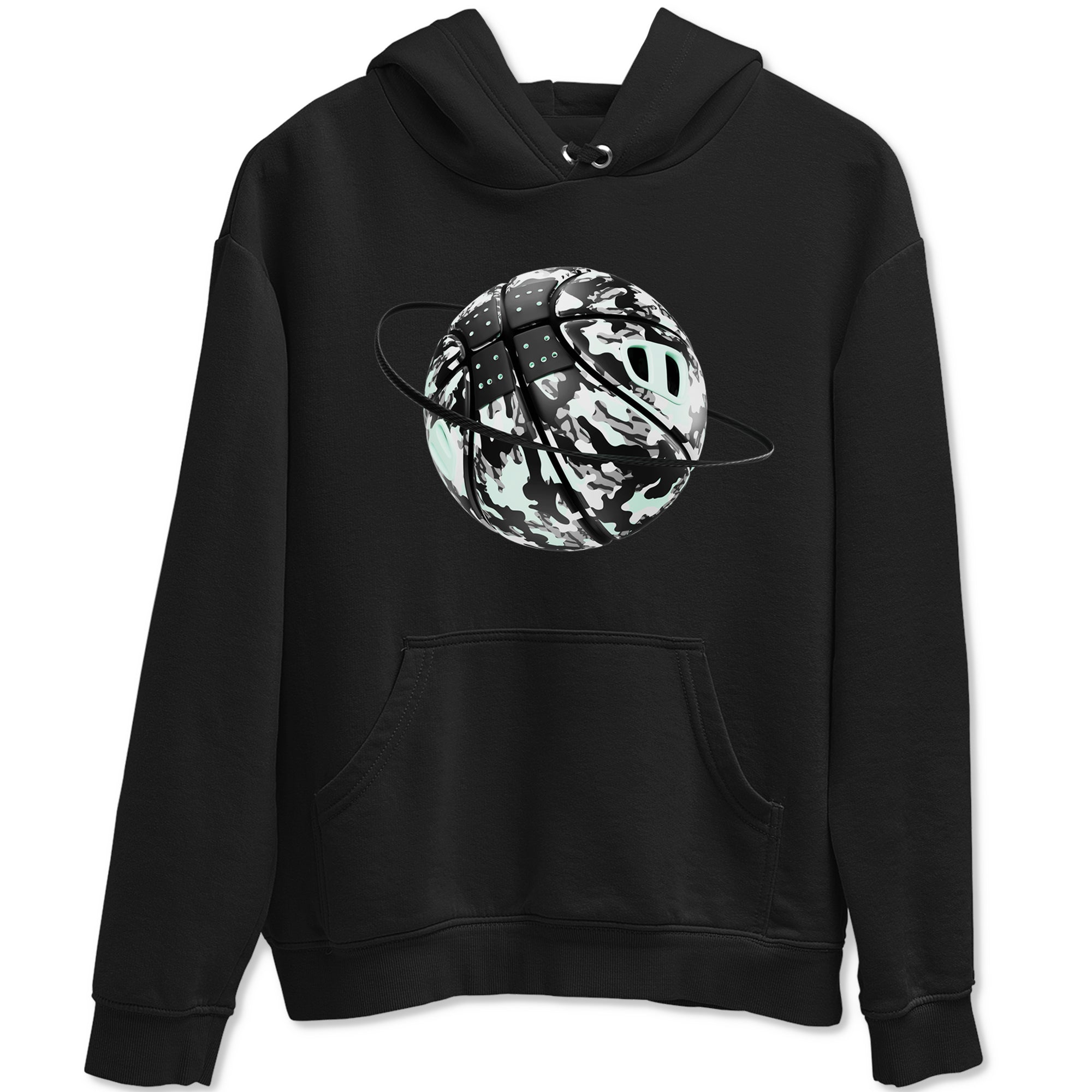 Camo Basketball Planet snkmatch Tees - Air Jordan 3 Green Glow