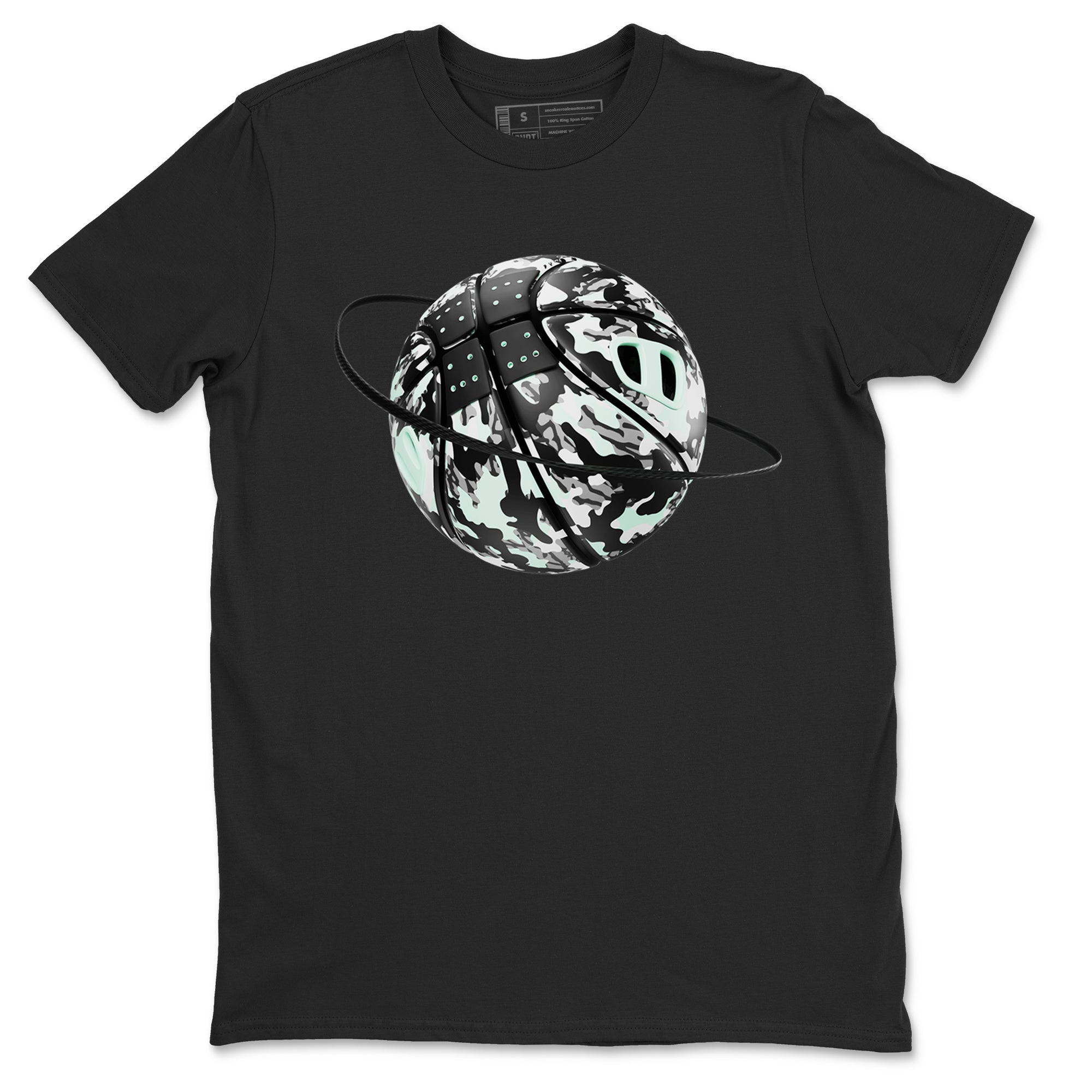 Camo Basketball Planet snkmatch Tees - Air Jordan 3 Green Glow