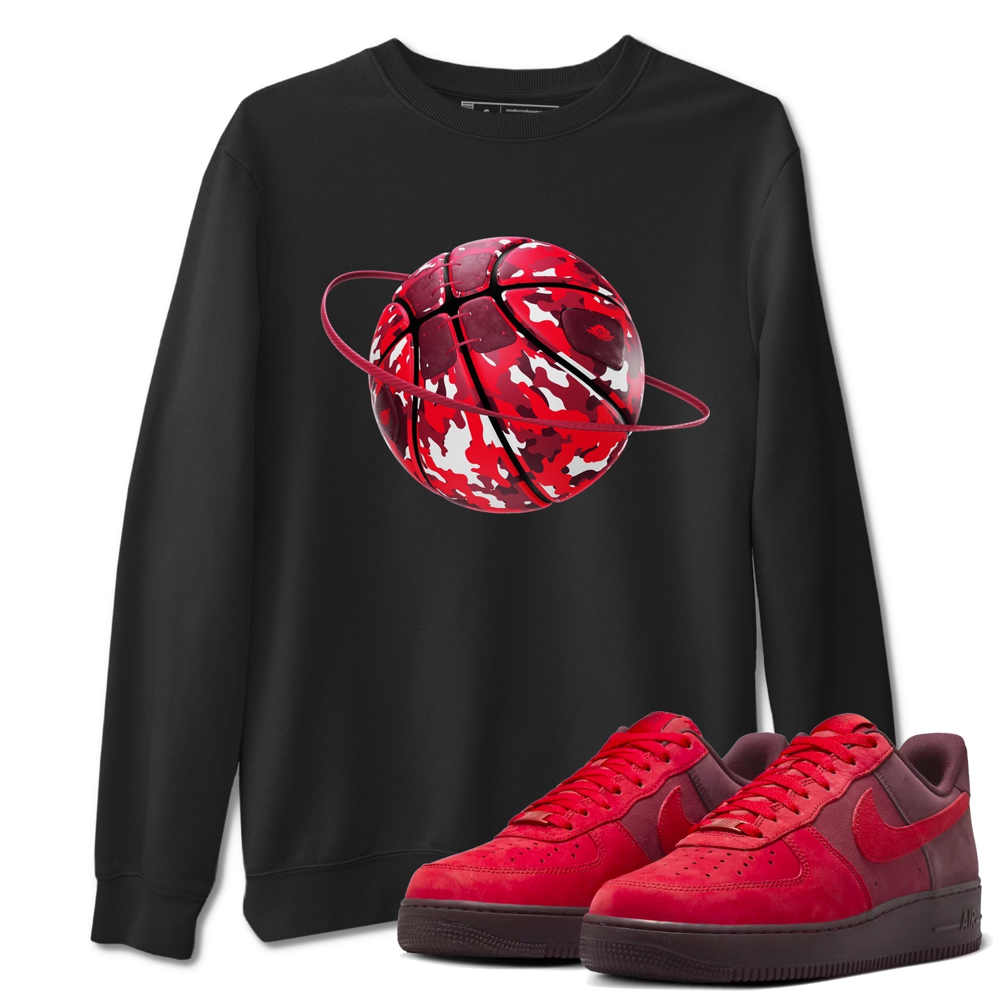 Camo Basketball Planet snkmatch Tees - Air Force 1 Layers Of Love