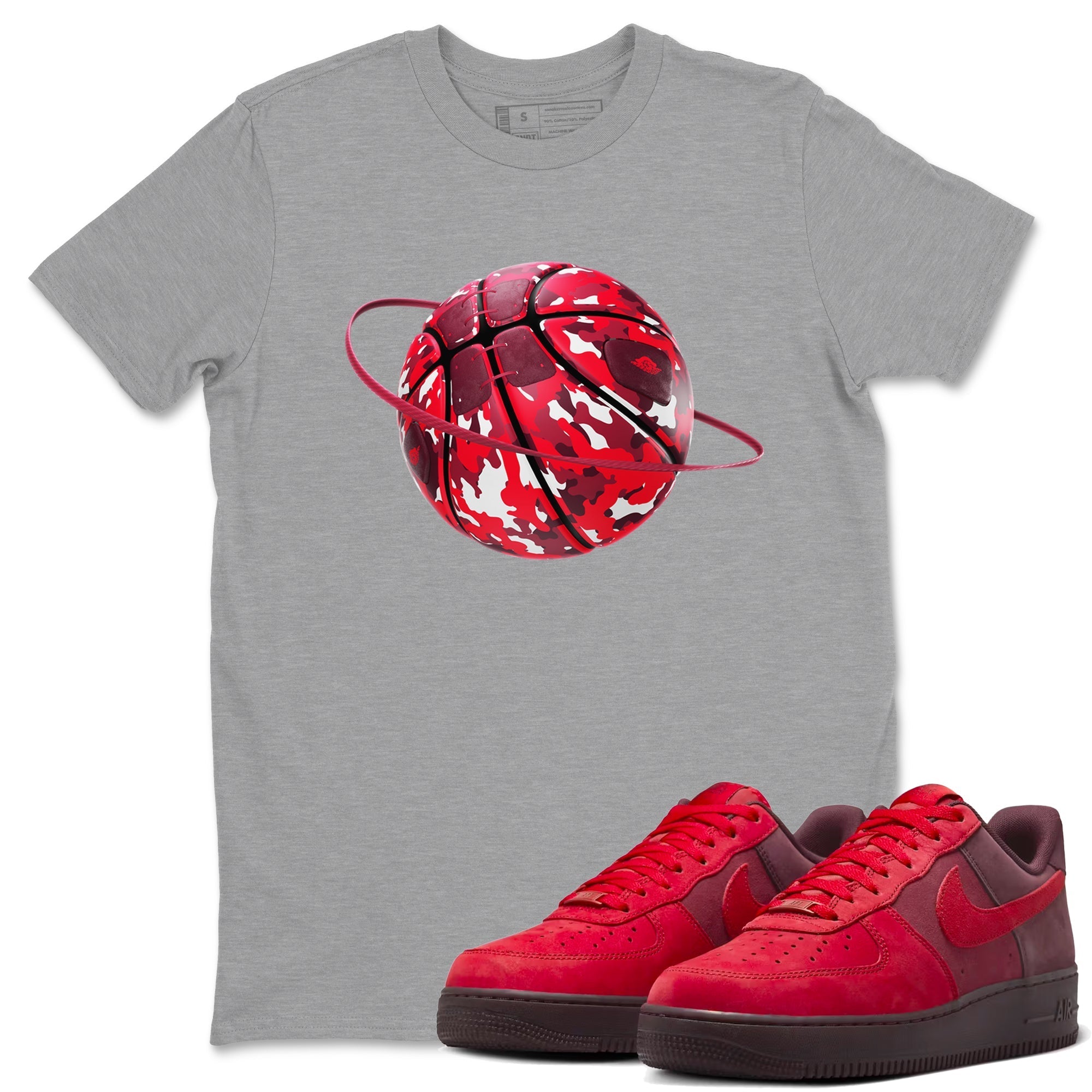 Camo Basketball Planet snkmatch Tees - Air Force 1 Layers Of Love