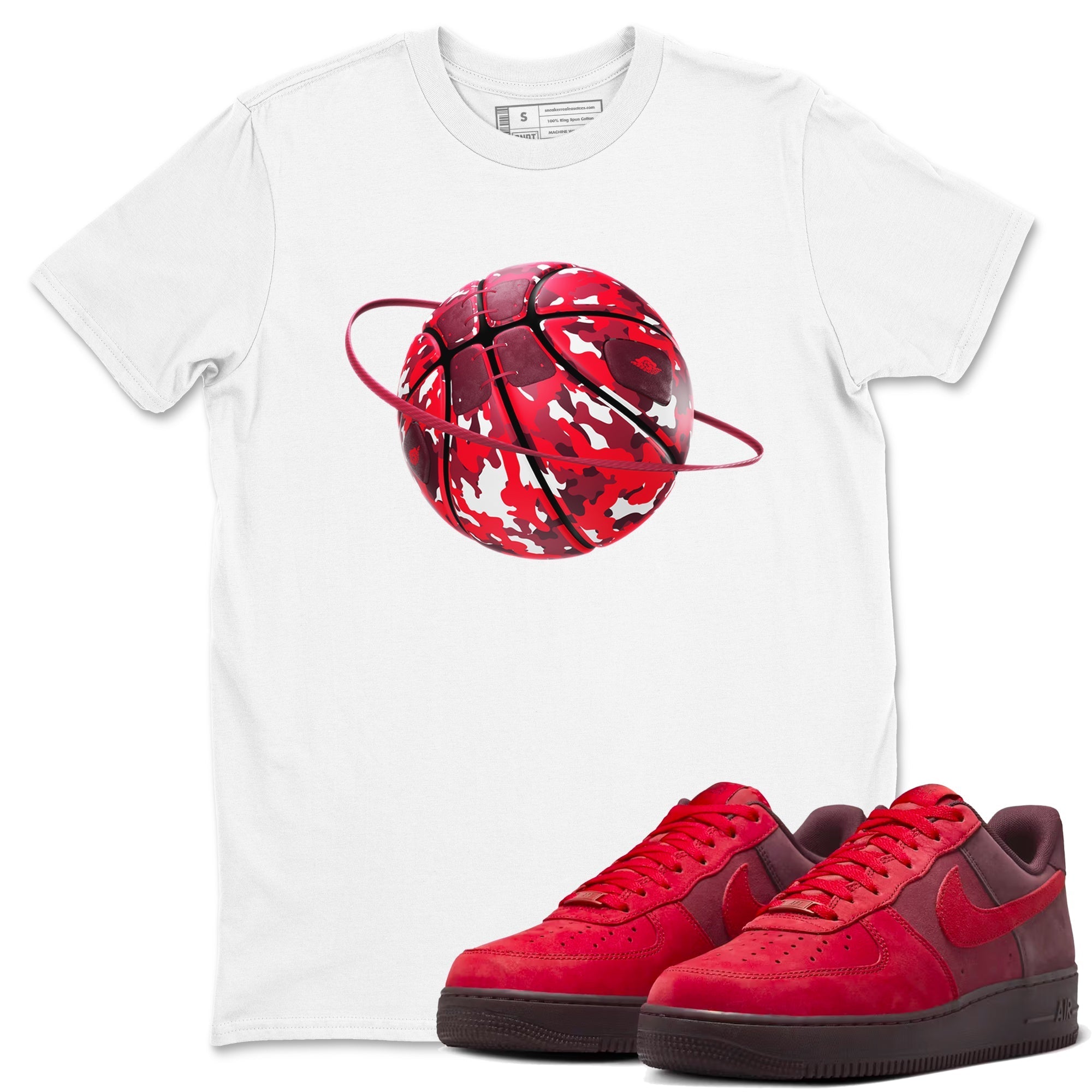 Camo Basketball Planet snkmatch Tees - Air Force 1 Layers Of Love