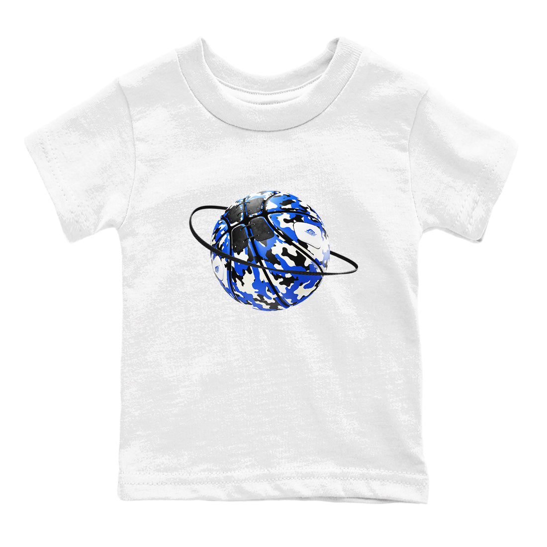 Camo Basketball Planet snkmatch Tees Kids - Air Jordan 1 Game Royal