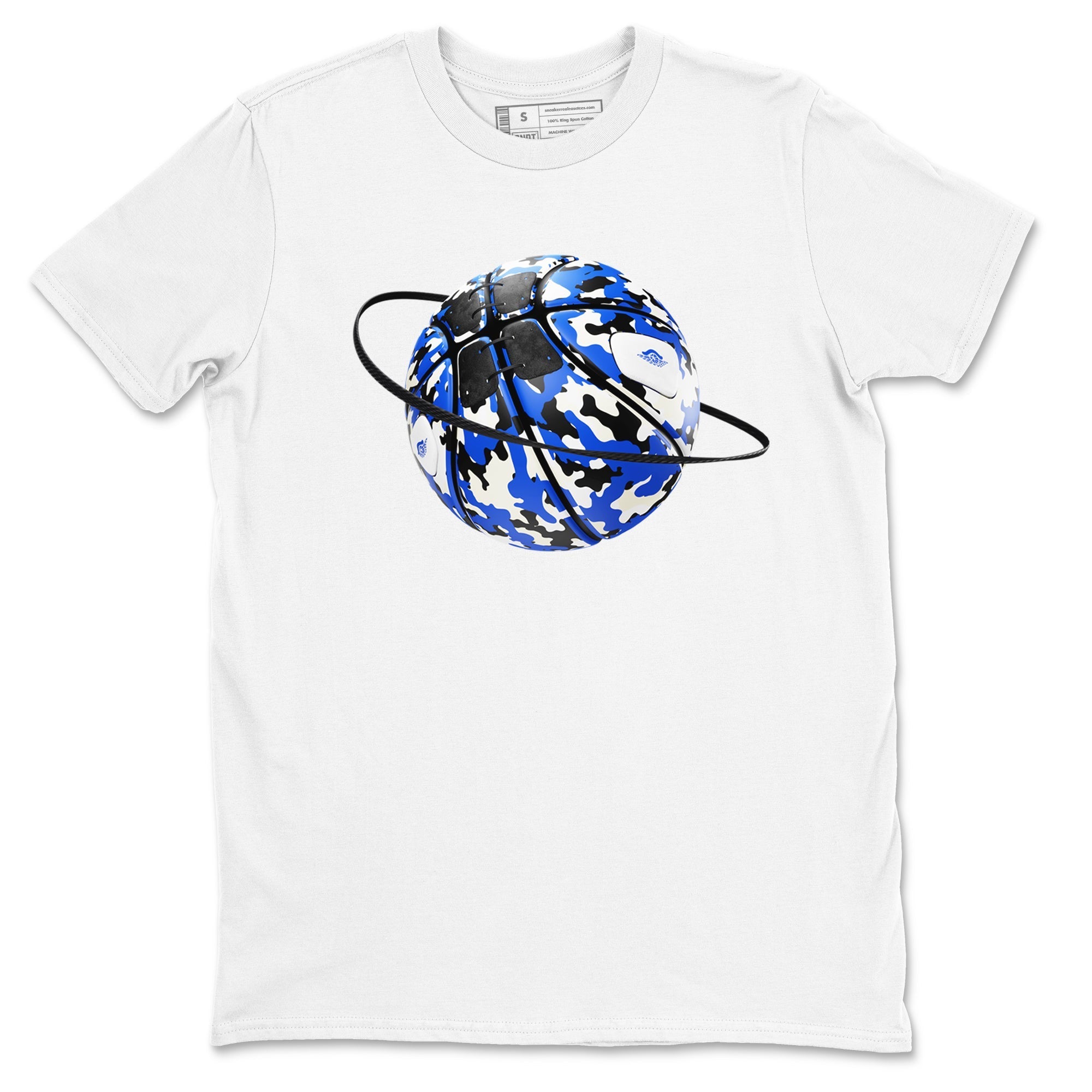 Camo Basketball Planet snkmatch Tees - Air Jordan 1 Game Royal