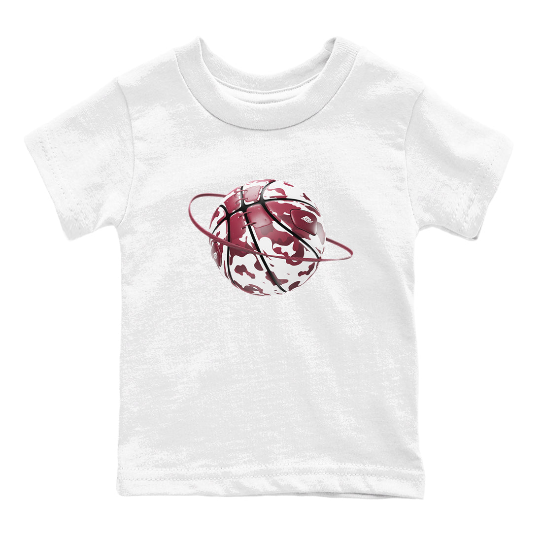 Camo Basketball Planet snkmatch Tee Kids - Air Jordan 1 Metallic Burgundy