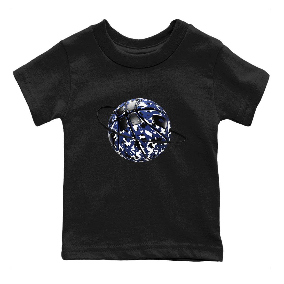 Camo Basketball Planet snkmatch Tees Kids - Air Jordan 1 Midnight Navy