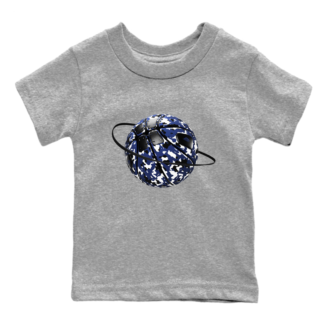 Camo Basketball Planet snkmatch Tees Kids - Air Jordan 1 Midnight Navy