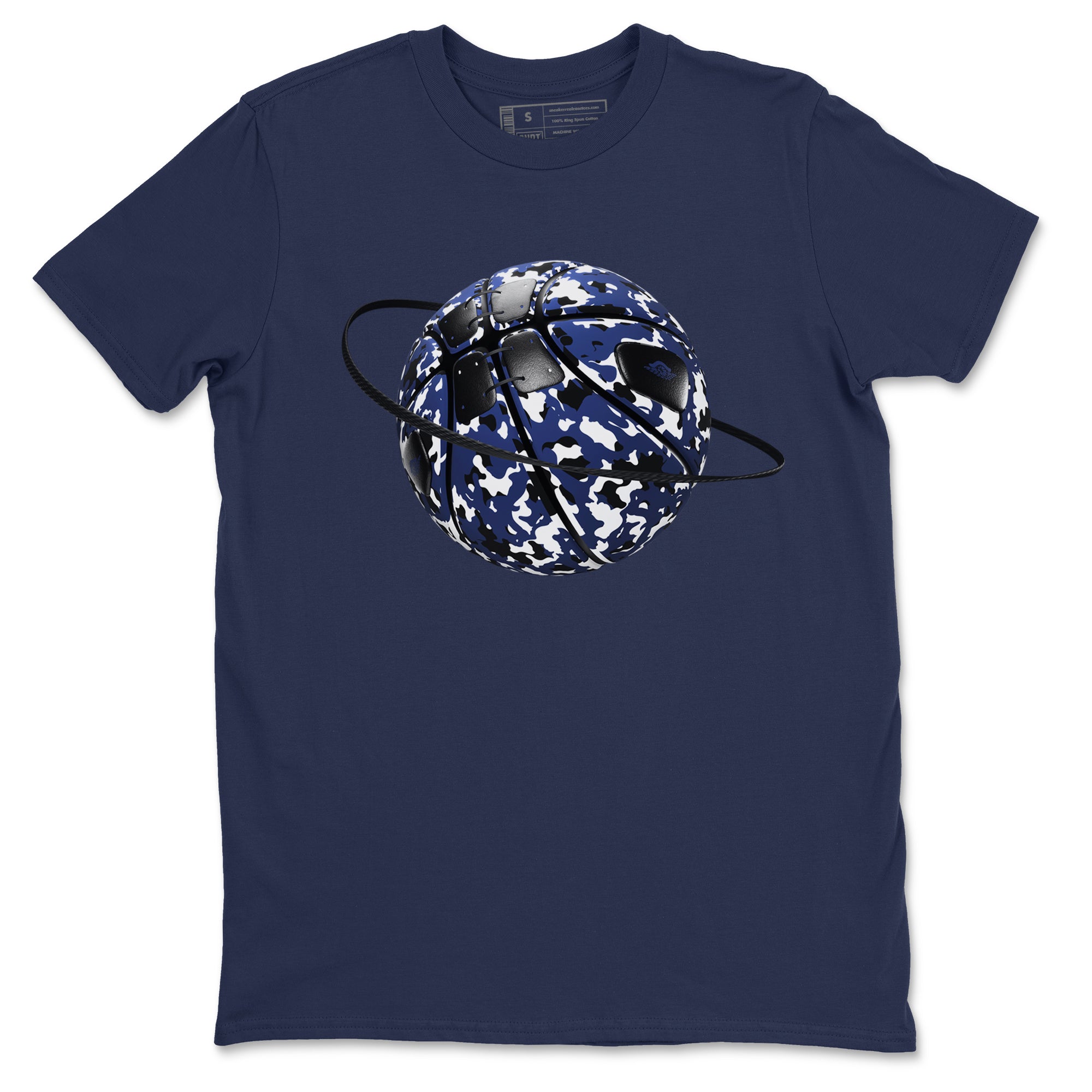 Camo Basketball Planet snkmatch Tees - Air Jordan 1 Midnight Navy