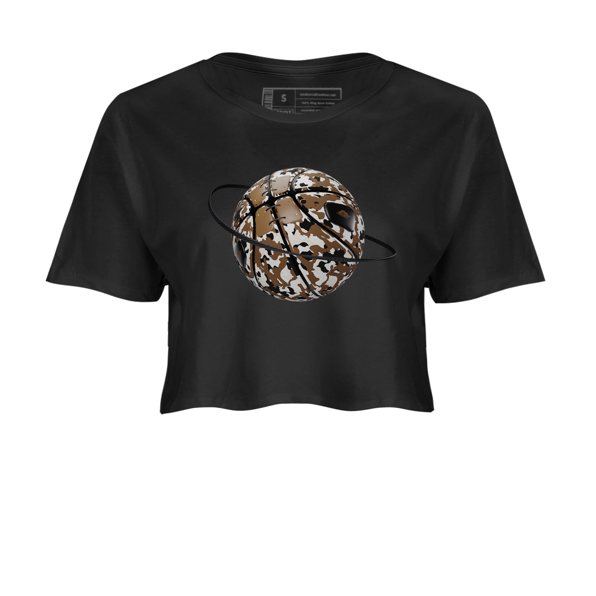 Camo Basketball Planet snkmatch Women's Top - Air Jordan 1 Mocha