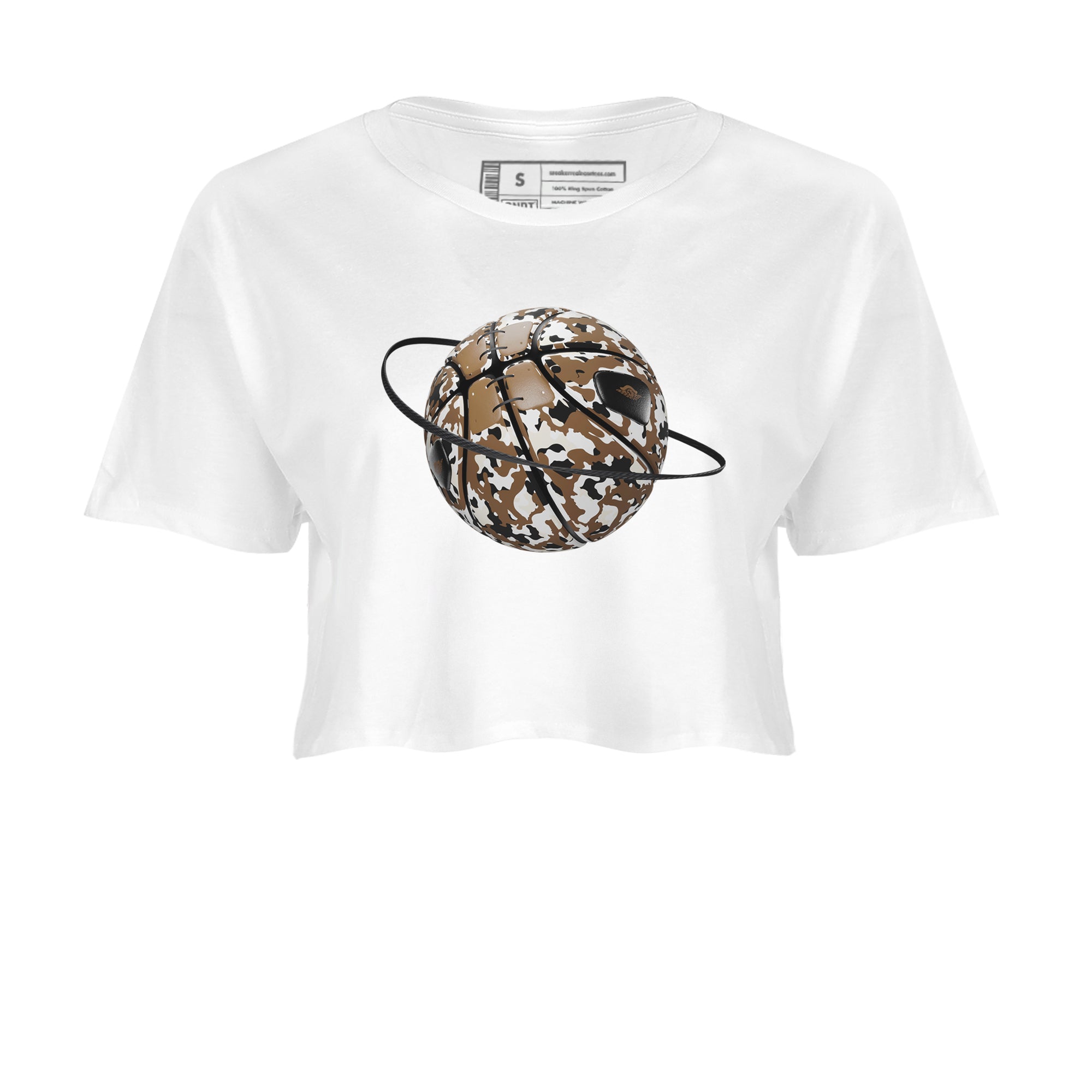 Camo Basketball Planet snkmatch Women's Top - Air Jordan 1 Mocha