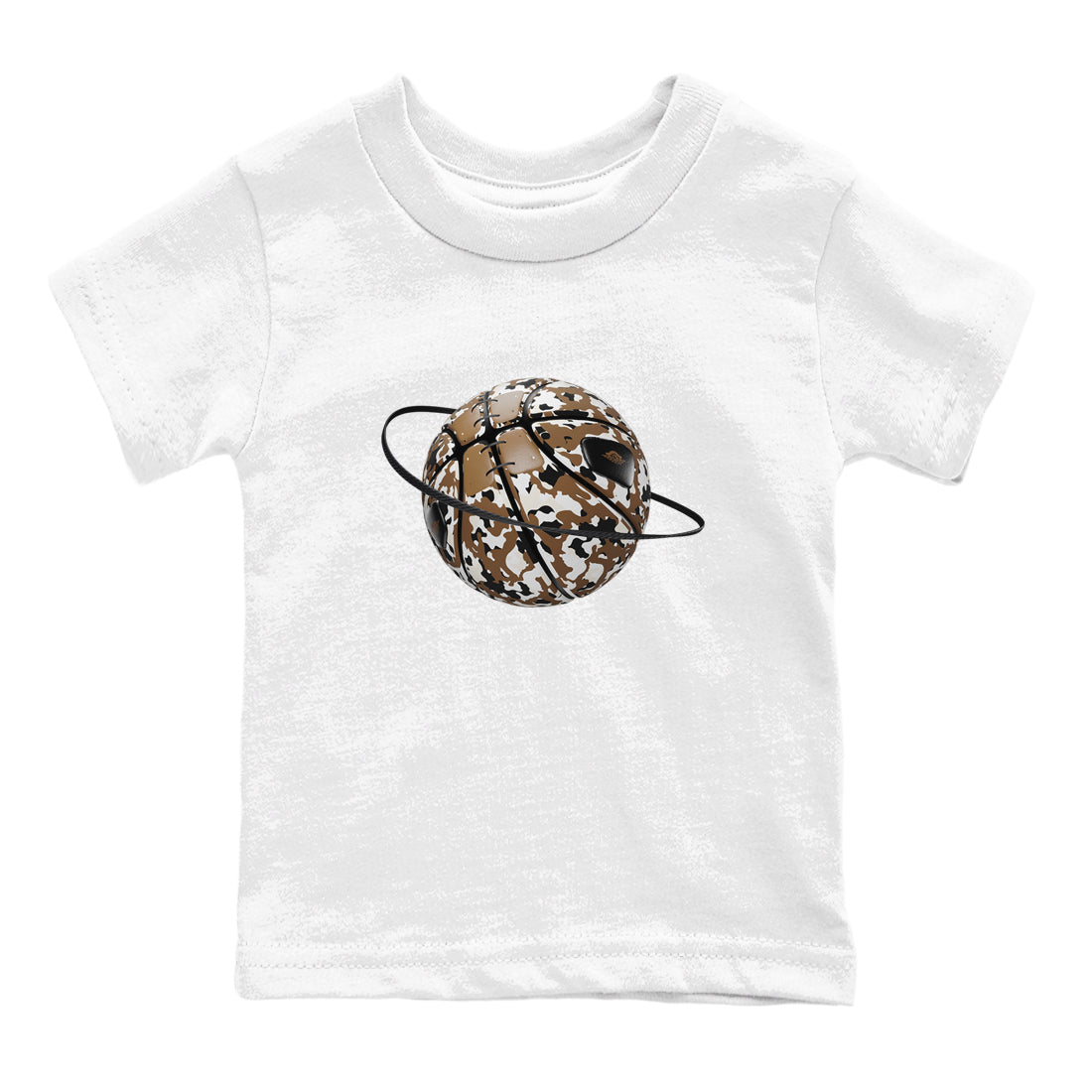 Camo Basketball Planet snkmatch Tees Kids - Air Jordan 1 Mocha