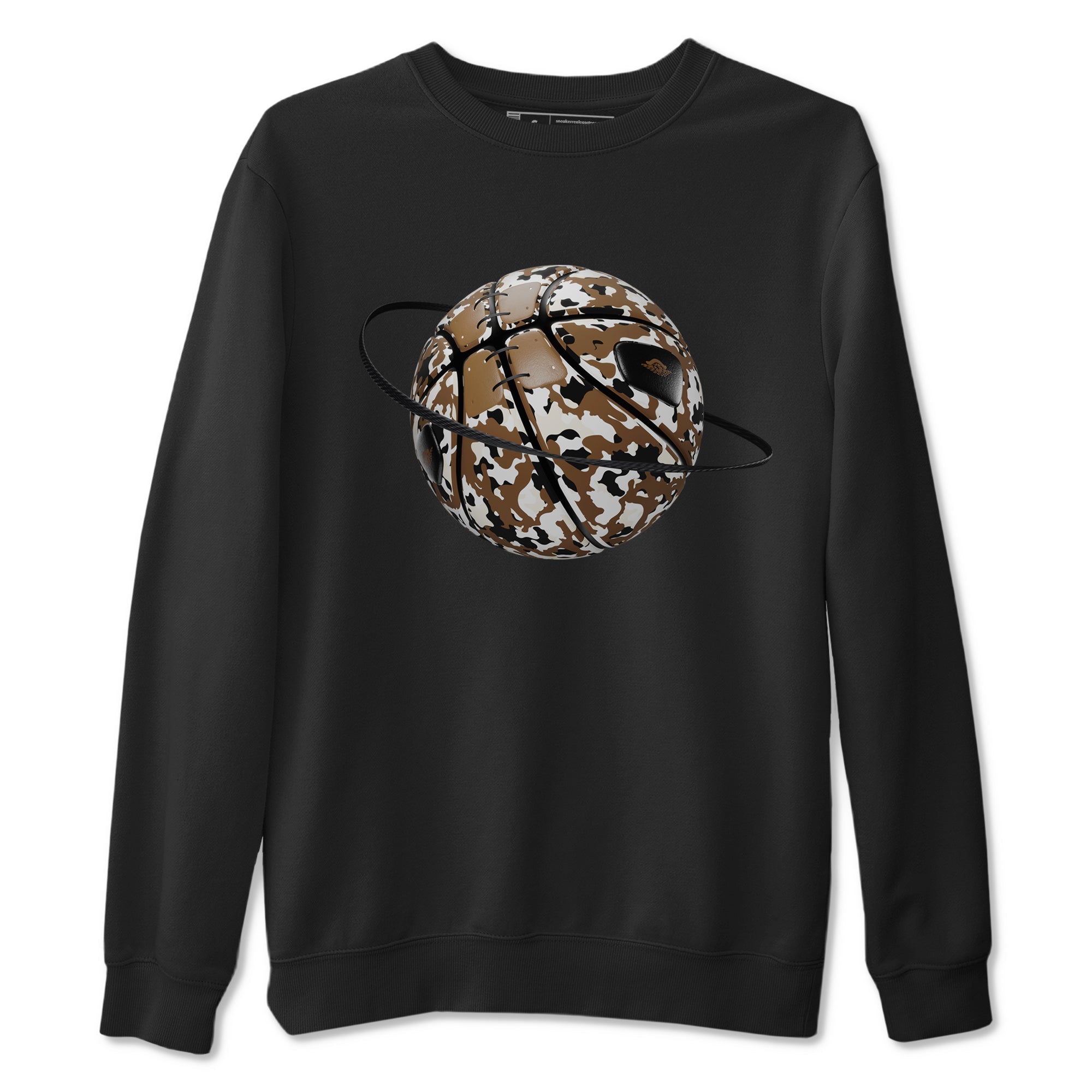 Camo Basketball Planet snkmatch Tees - Air Jordan 1 Mocha