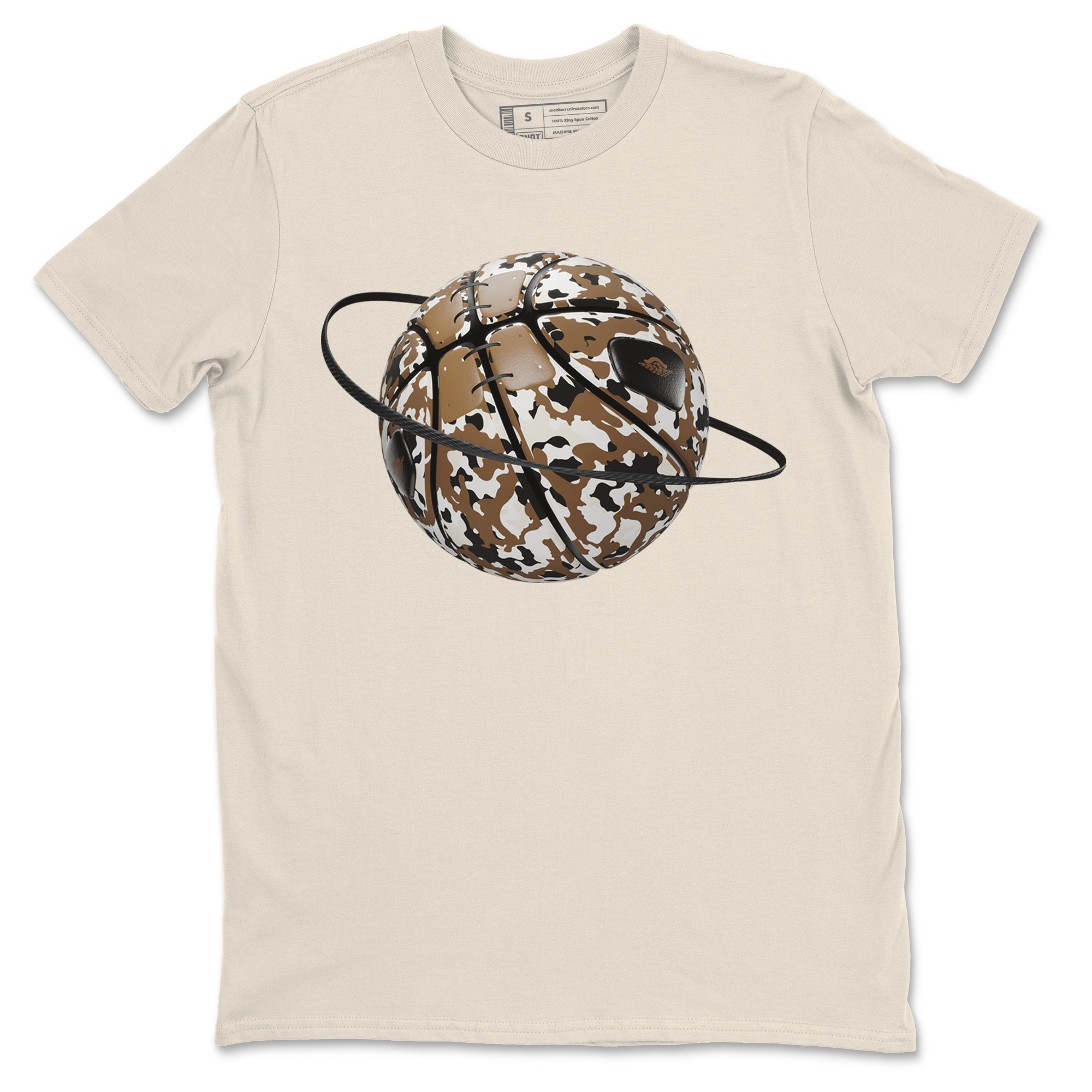 Camo Basketball Planet snkmatch Tees - Air Jordan 1 Mocha