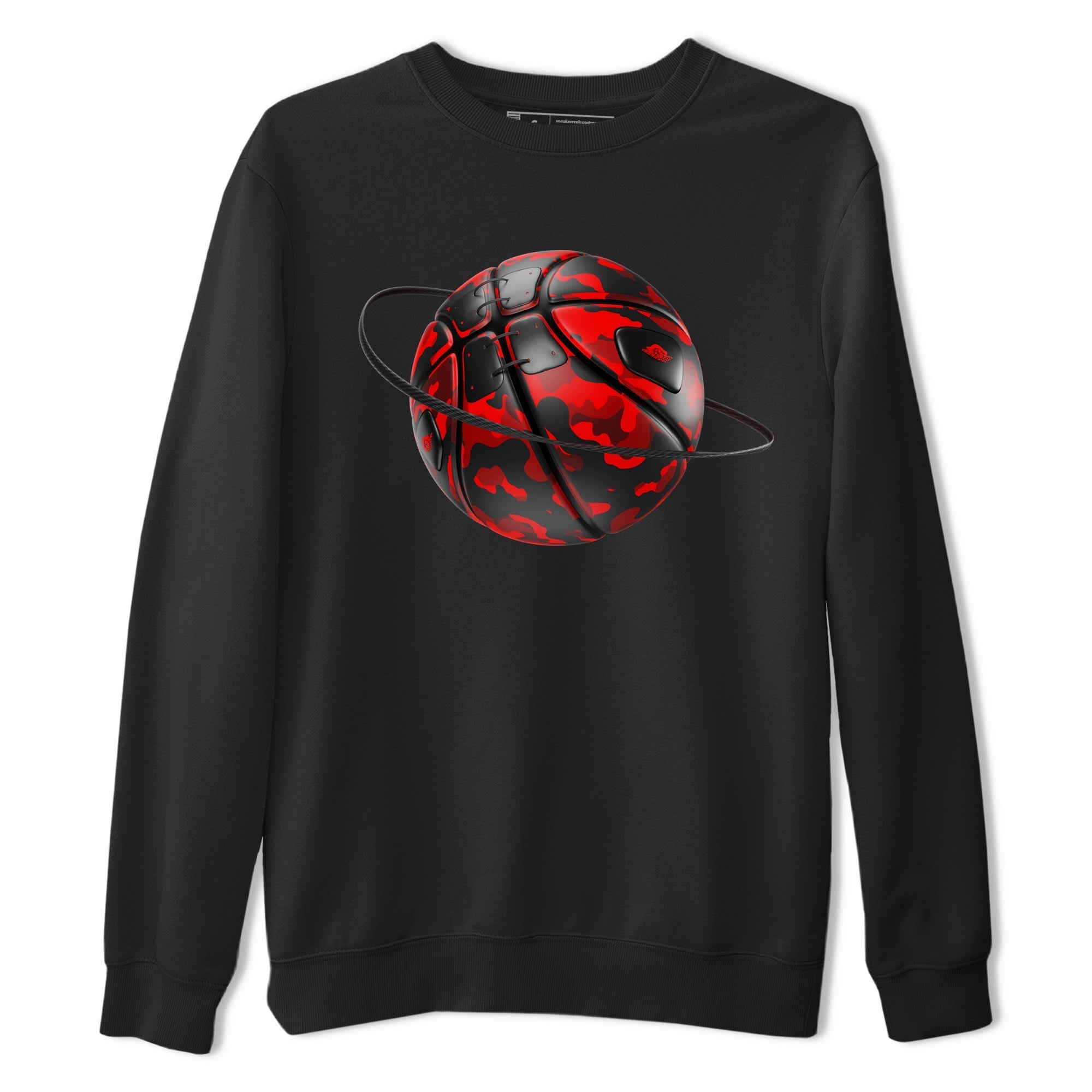 Camo Basketball Planet snkmatch Tee - Air Jordan 1 Satin Bred