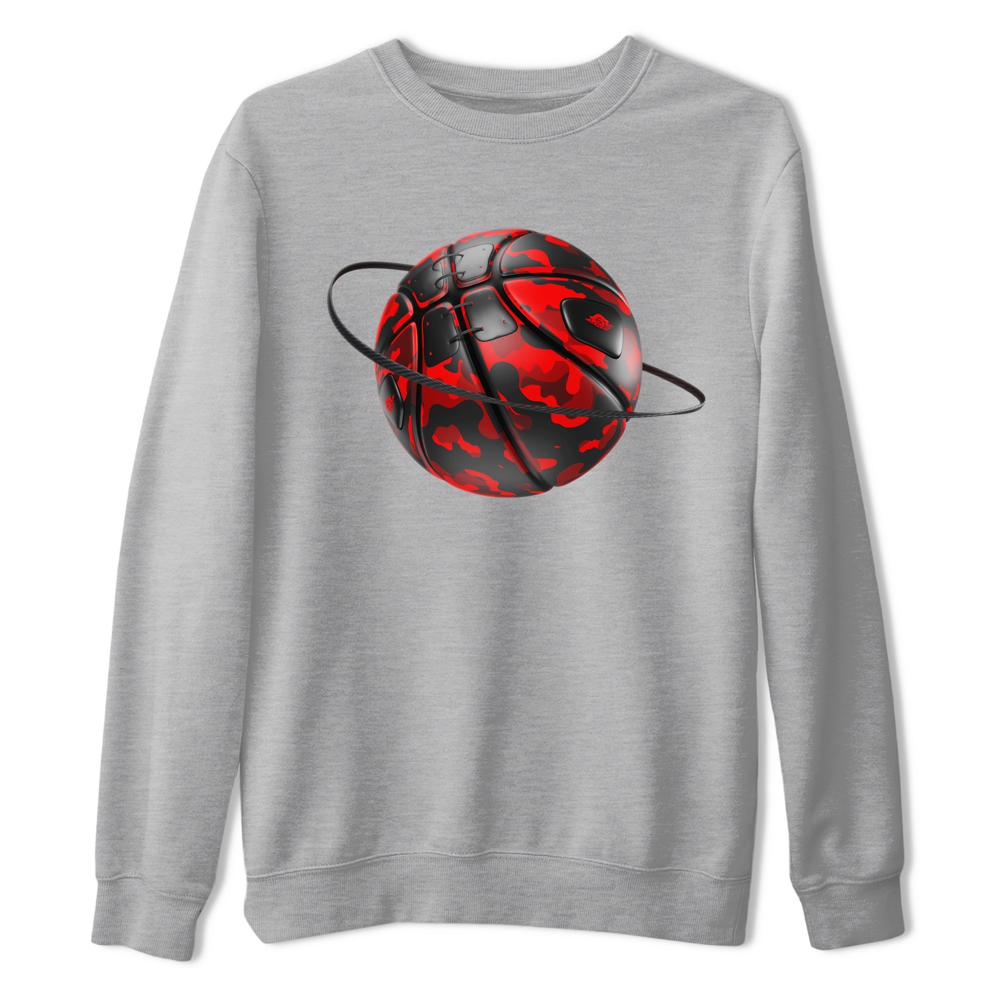 Camo Basketball Planet snkmatch Tee - Air Jordan 1 Satin Bred