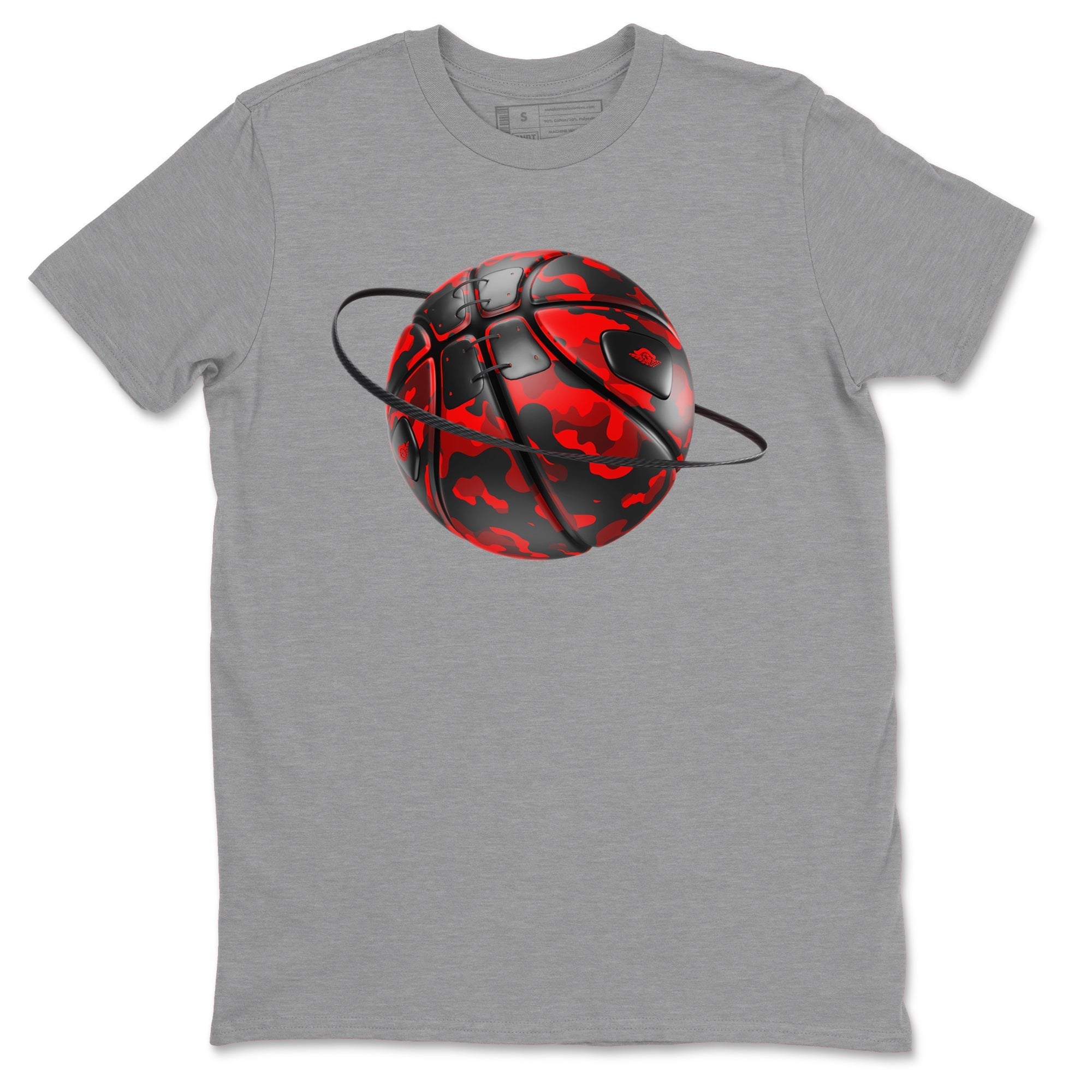 Camo Basketball Planet snkmatch Tee - Air Jordan 1 Satin Bred