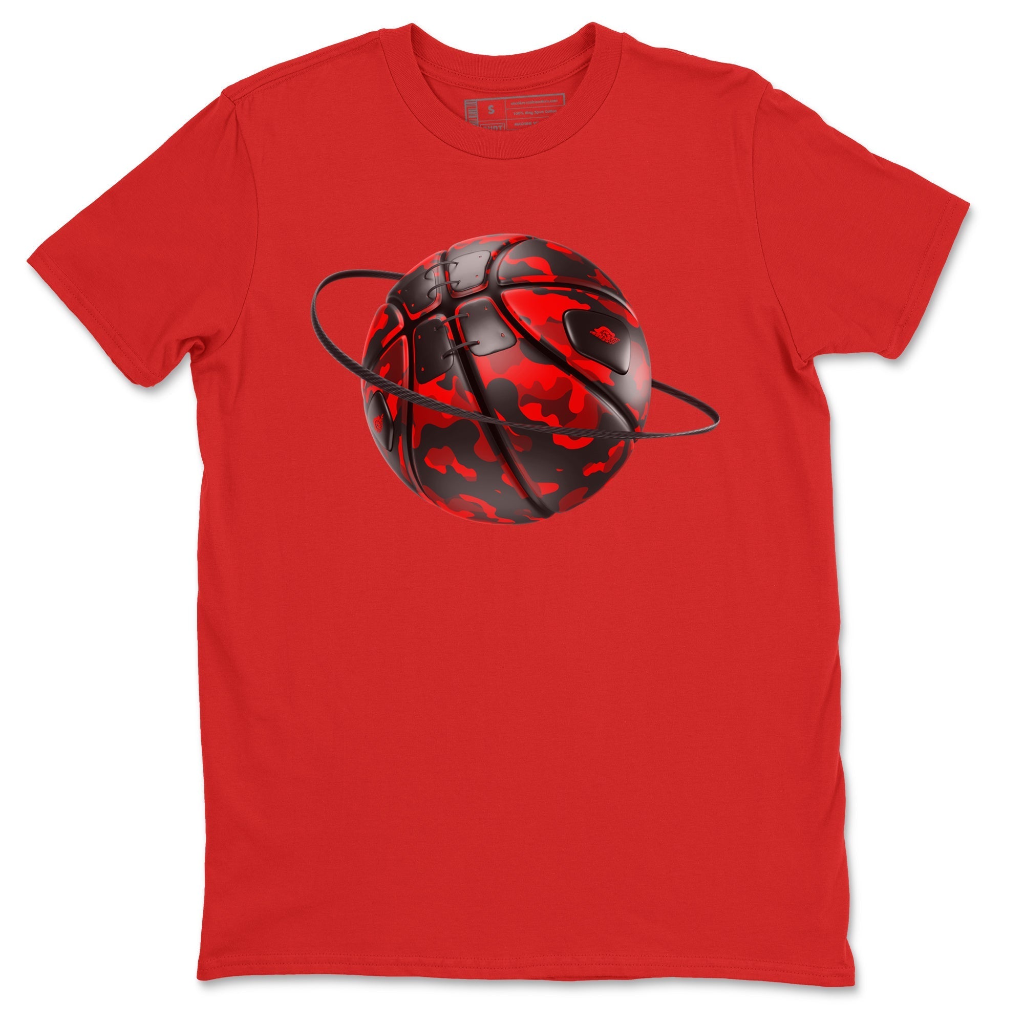 Camo Basketball Planet snkmatch Tee - Air Jordan 1 Satin Bred