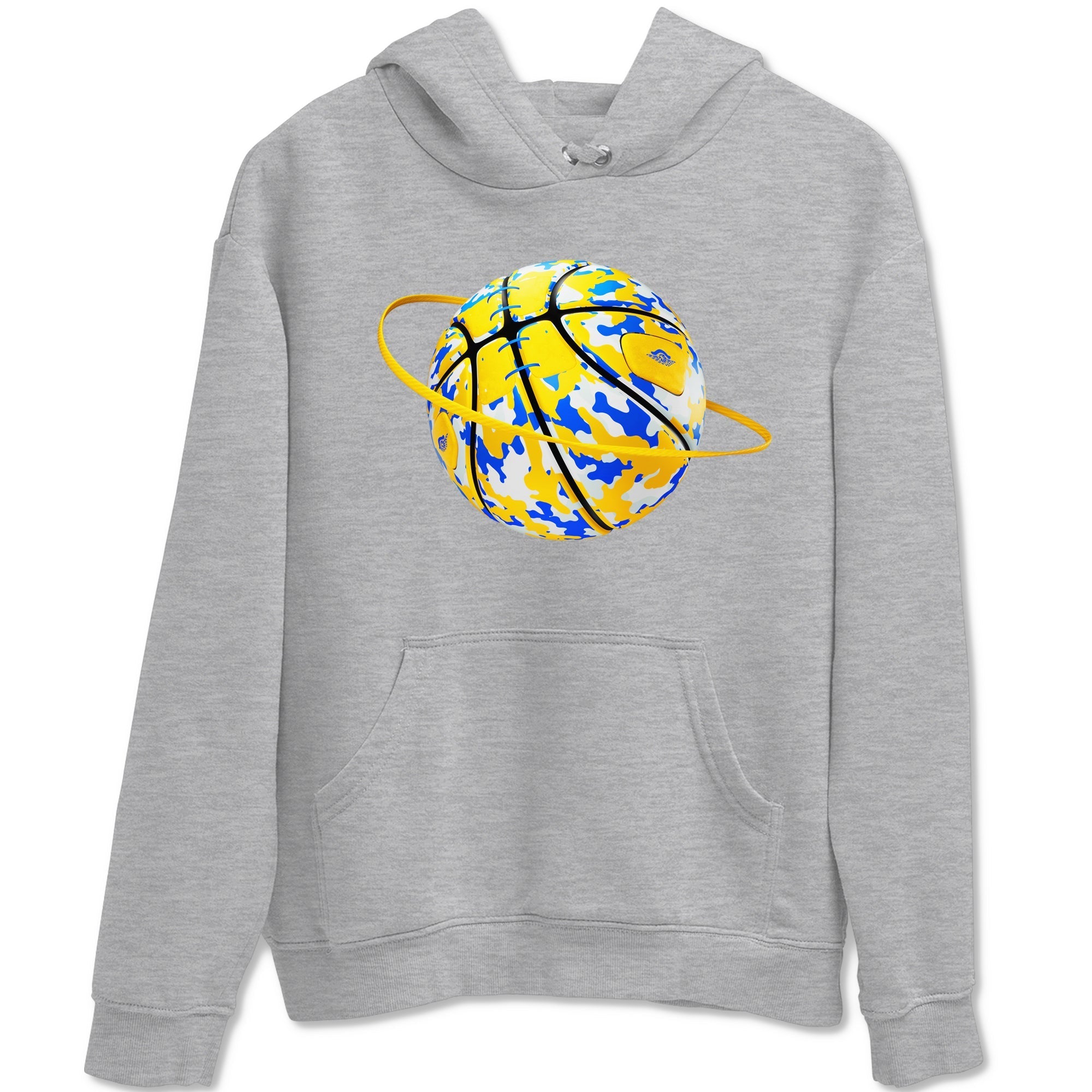 Camo Basketball Planet snkmatch Tees - Air Jordan 1 Travis Scott Canary