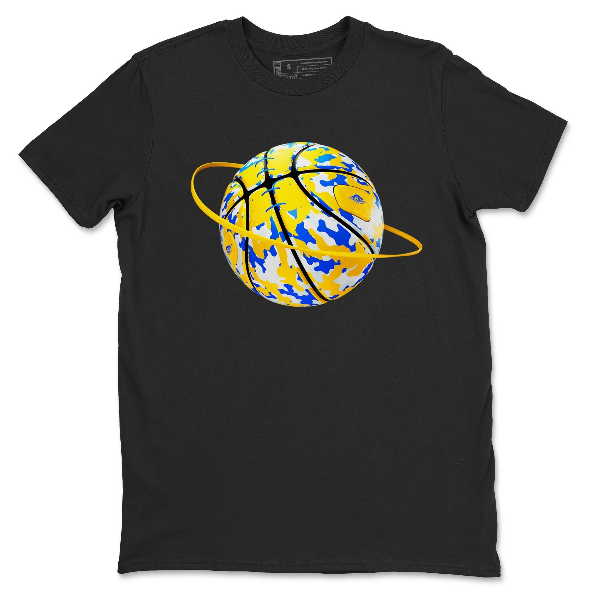 Camo Basketball Planet snkmatch Tees - Air Jordan 1 Travis Scott Canary