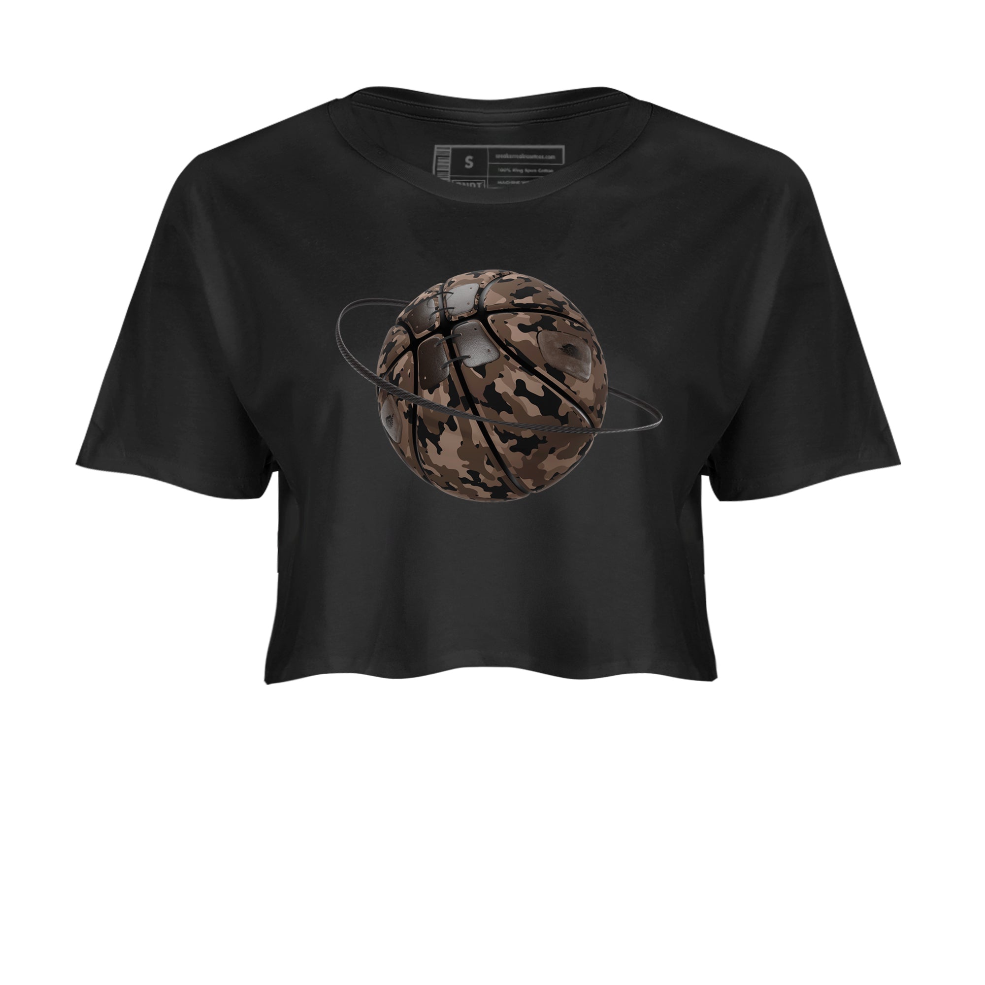 Camo Basketball Planet snkmatch Women's Top - Air Jordan 1 Travis Scott Velvet Brown