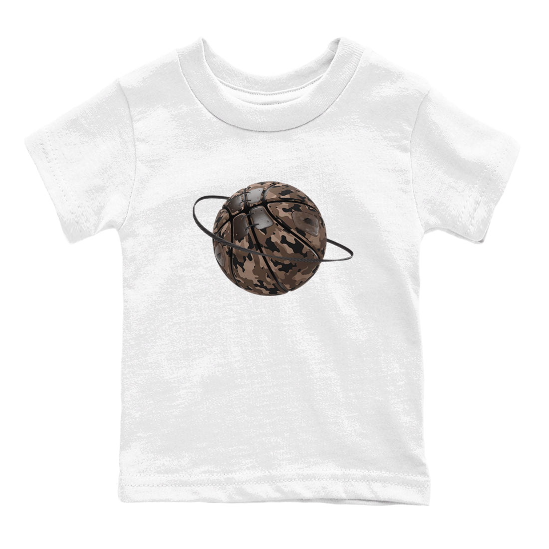 Camo Basketball Planet snkmatch Tees Kids - Air Jordan 1 Travis Scott Velvet Brown