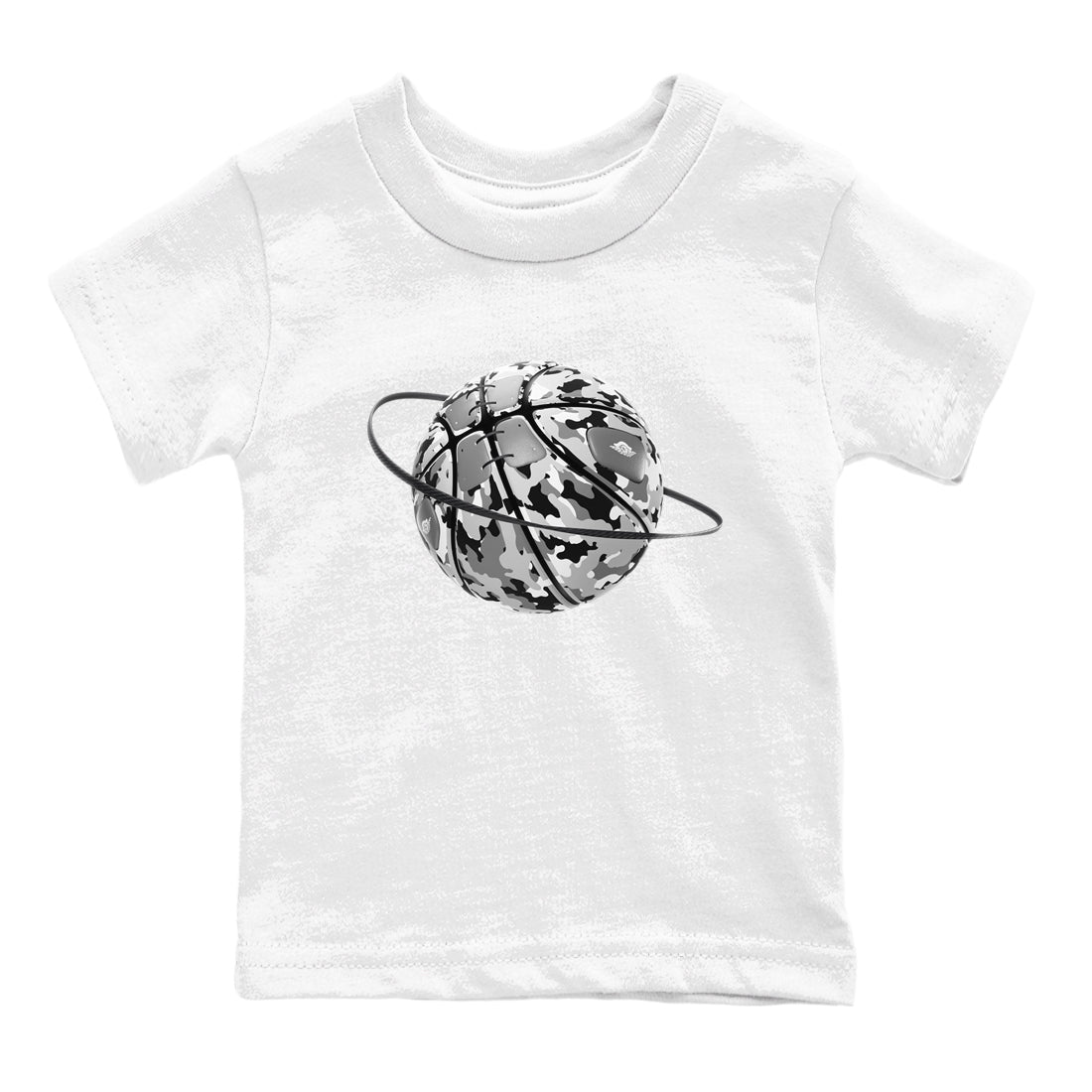 Camo Basketball Planet snkmatch Tees Kids - Air Jordan 1 Wolf Grey