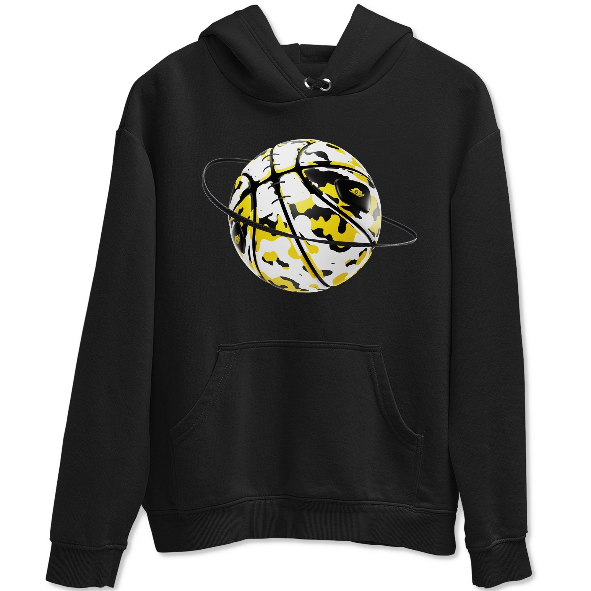 Camo Basketball Planet snkmatch Tees - Air Jordan 1 Yellow Ochre